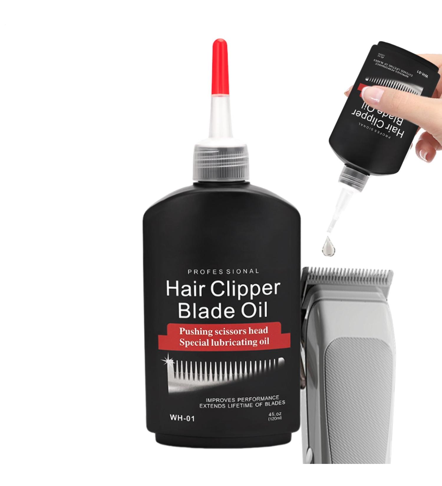 Hair Clipper Oil 120ml Long Lasting Cleaning Hairdressing Clipper Cleaning Solution For Daily Use Barber Shop Hair Clippers Dog Grooming Men Dad Boyfriend - Buy Online on GoSupps.com