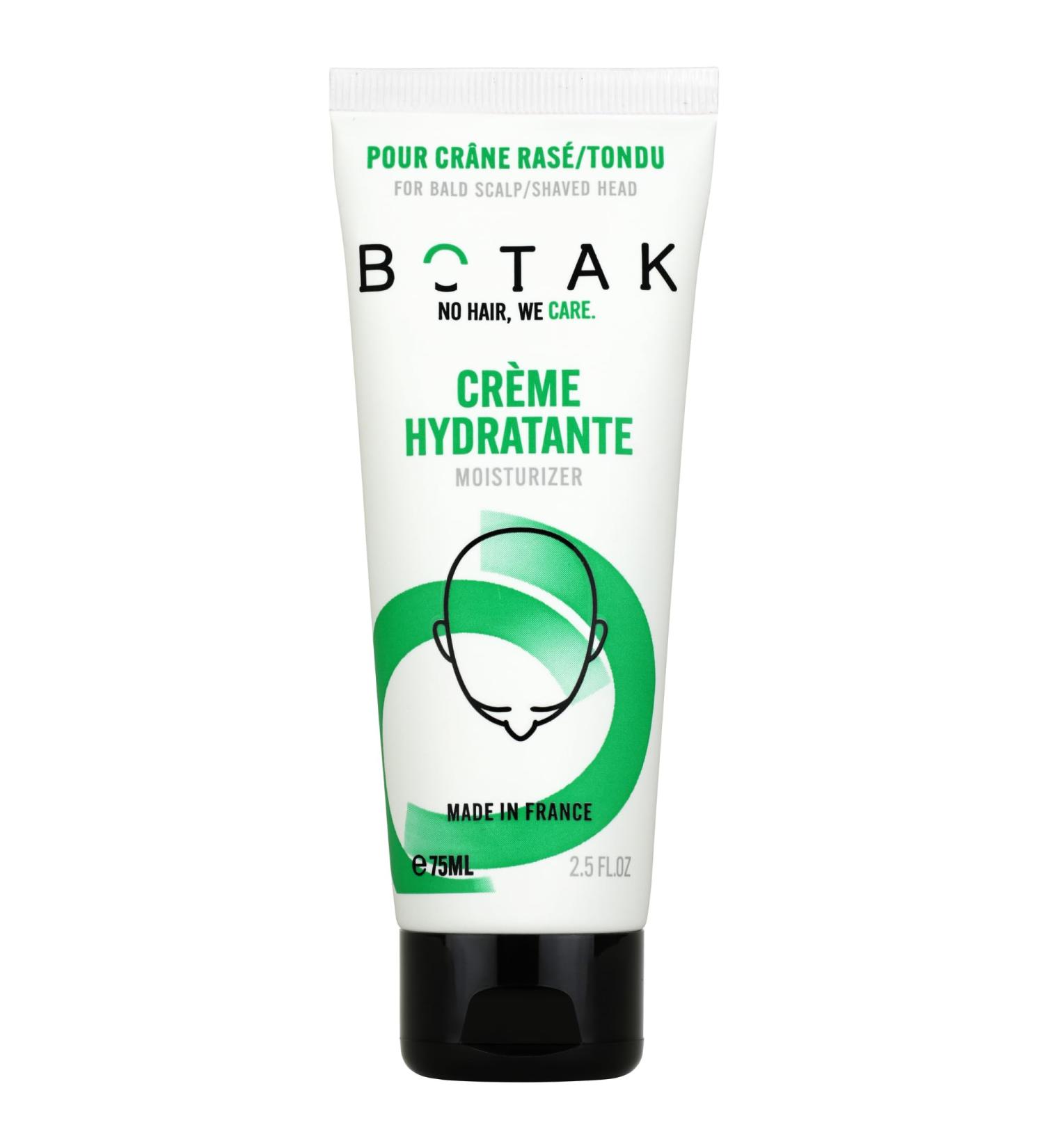 BOTAK Soothing Regenerating Moisturizer for Shaved/Trimmed Heads | 97% Natural Origin Vegan French | Mattifying | Anti-Dark Spots and Fine Lines | Regulates pH and Microbiome | 75mL - Buy Online on GoSupps.com