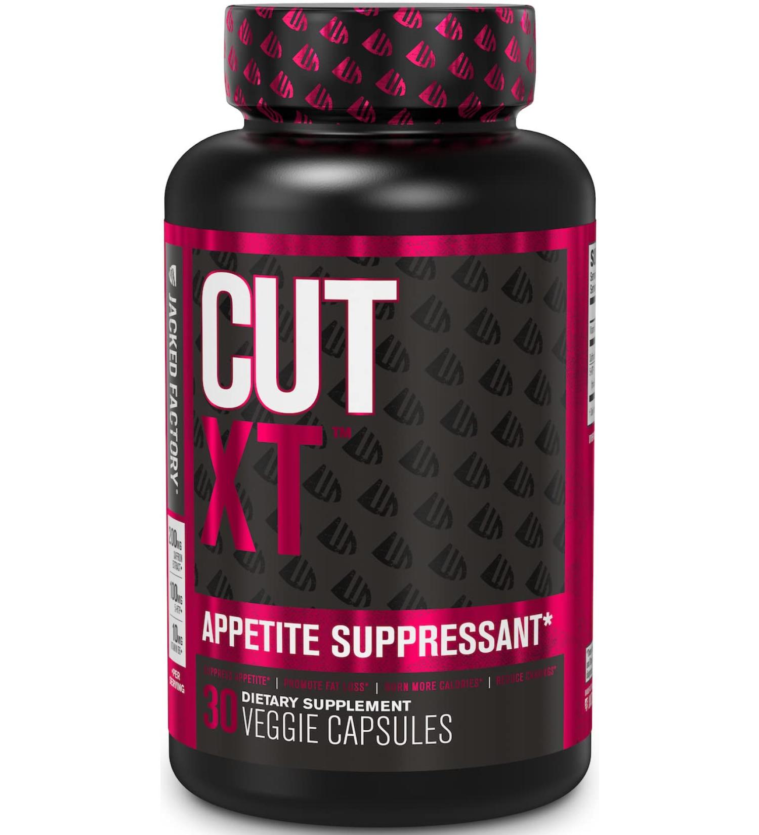 CUT-XT Appetite Suppressant for Weight Loss - Stimulant-Free Hunger Control Diet Pills with Saffron Extract & 5-HTP - 30 Veggie Pills - Buy Online on GoSupps.com