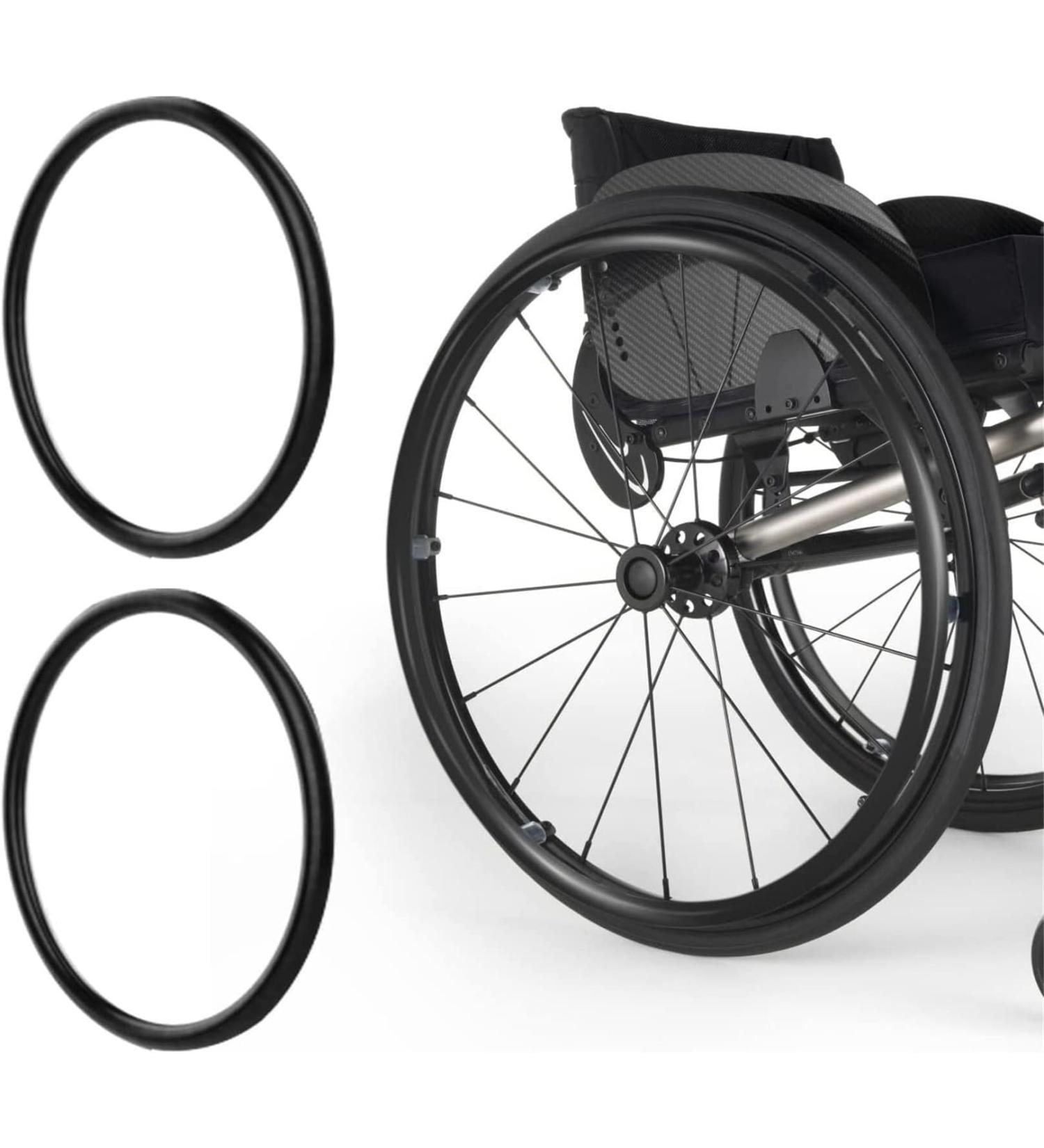 Wheelchair Push Rim Covers 22/24In Rear Wheel Sports Wheelchair Cover Wheelchair Handrim Covers Non-Slip Wear-Resistant Wheelchair Push Rim Covers Purple (Color : Black Size : 22in) 22in Black - Buy Online on GoSupps.com