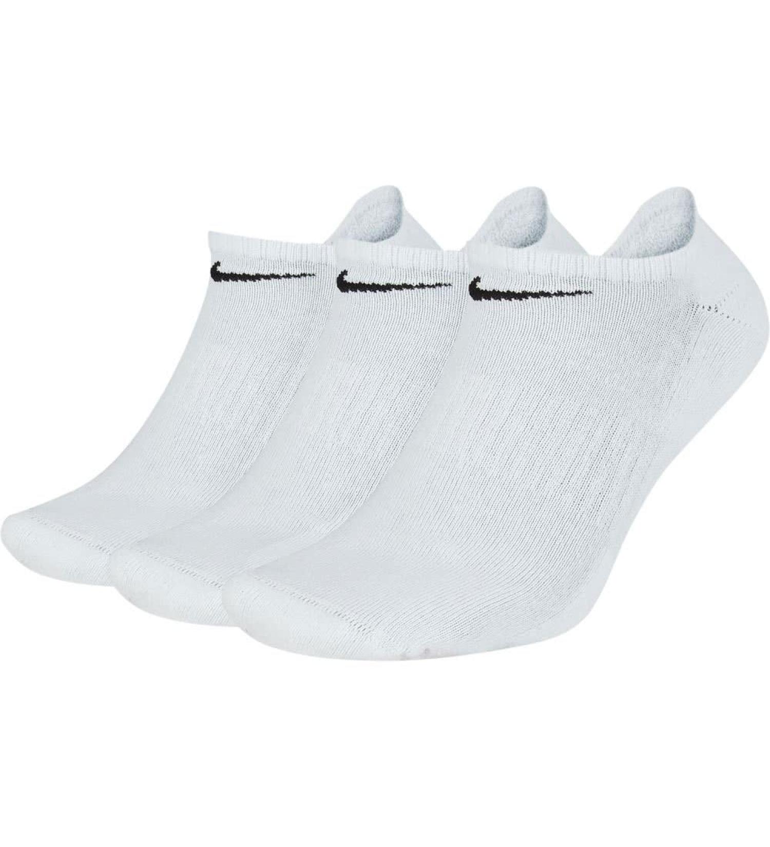 Buy Nike Everyday Cushion No-Show Training Socks (3 Pair) - M White/Black | Top Quality & Fast International Shipping - Buy Online on GoSupps.com