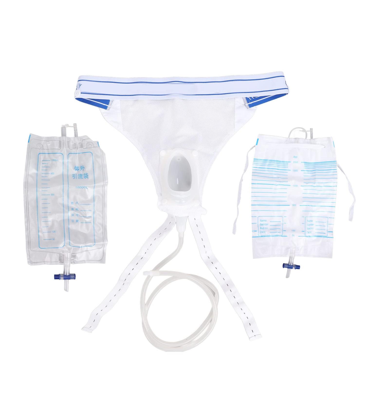 Buy Urine Bag & Silicone Female Urinary Collector | Portable Catheters for Elderly & Male Patients - Optimal Comfort & Discreet Wear - Buy Online on GoSupps.com