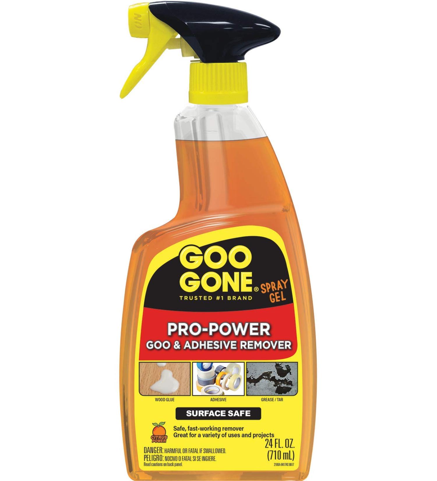 Goo Gone Pro-Power Spray Gel 24oz | Surface Safe Cleaner for Stickers & Tools | No Harsh Odors - International Shipping Available - Buy Online on GoSupps.com