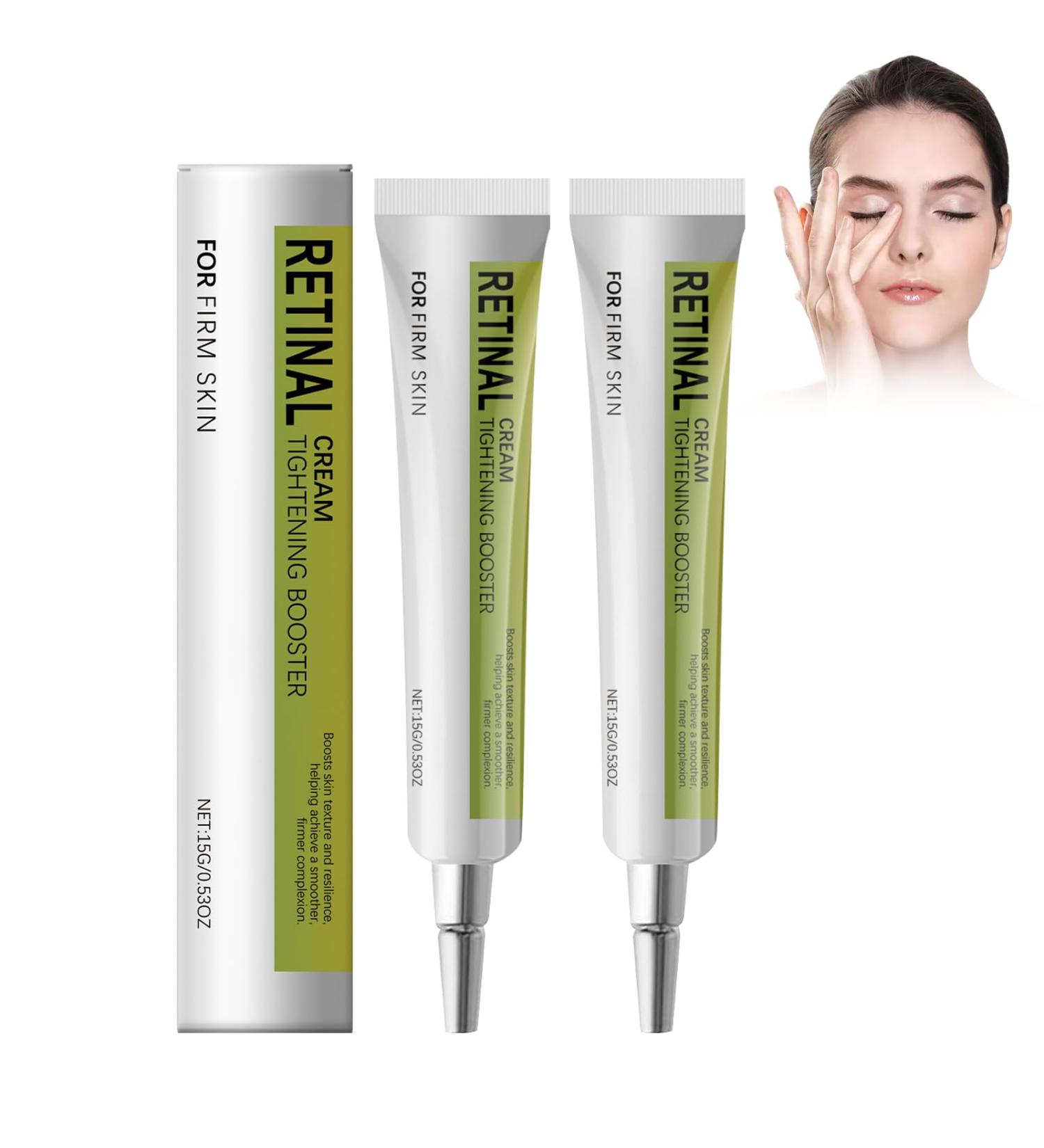 Crsetmyth Retinol Line Smoothing Eye Cream Effective antiaging eye care retinol boost eye cream against signs of aging in the eyes antiwrinkle and aging 2 pieces - Buy Online on GoSupps.com
