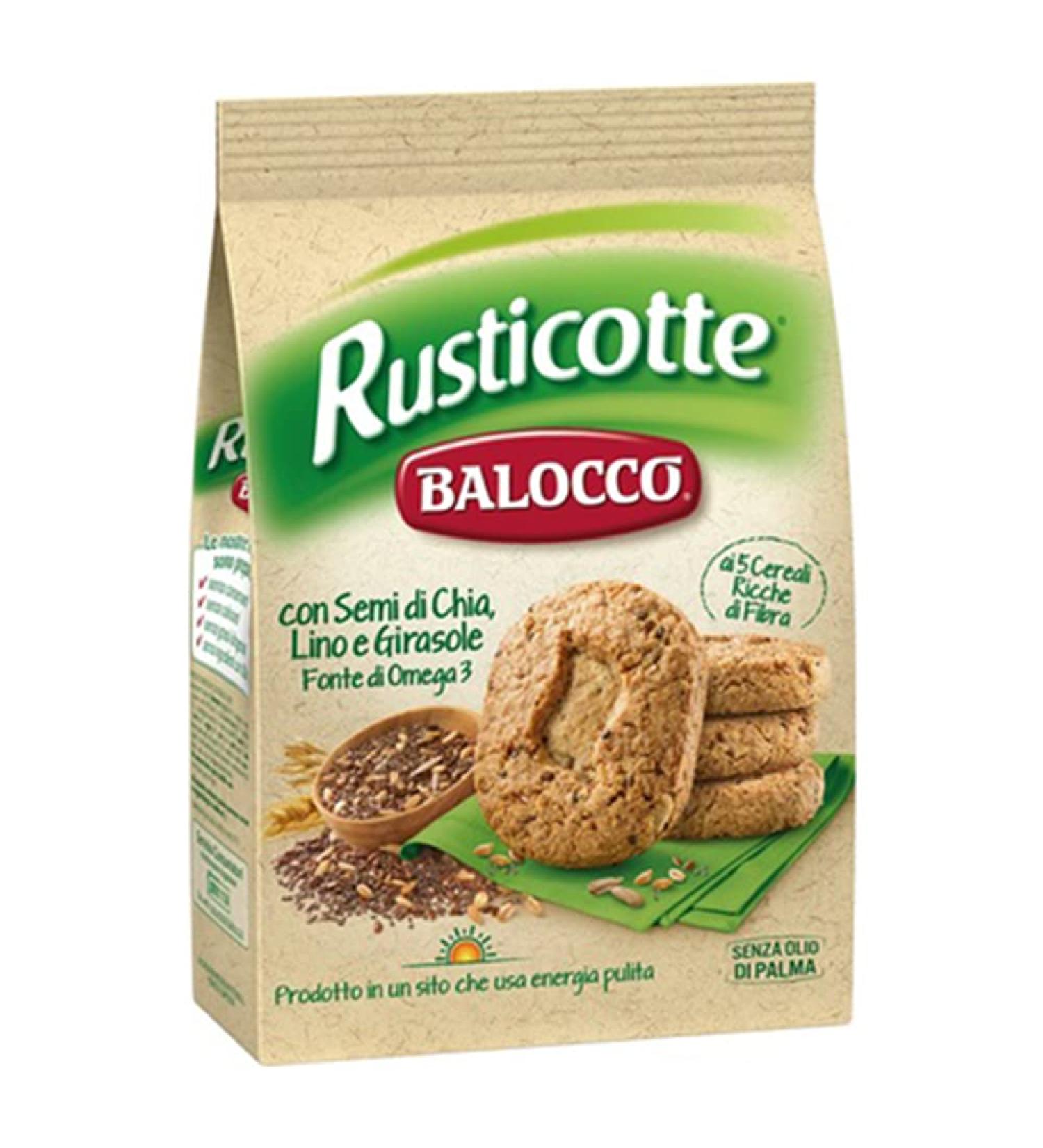 Kekse Balocco Pack of 3 rustic biscuits with chia seeds 3 x 700g