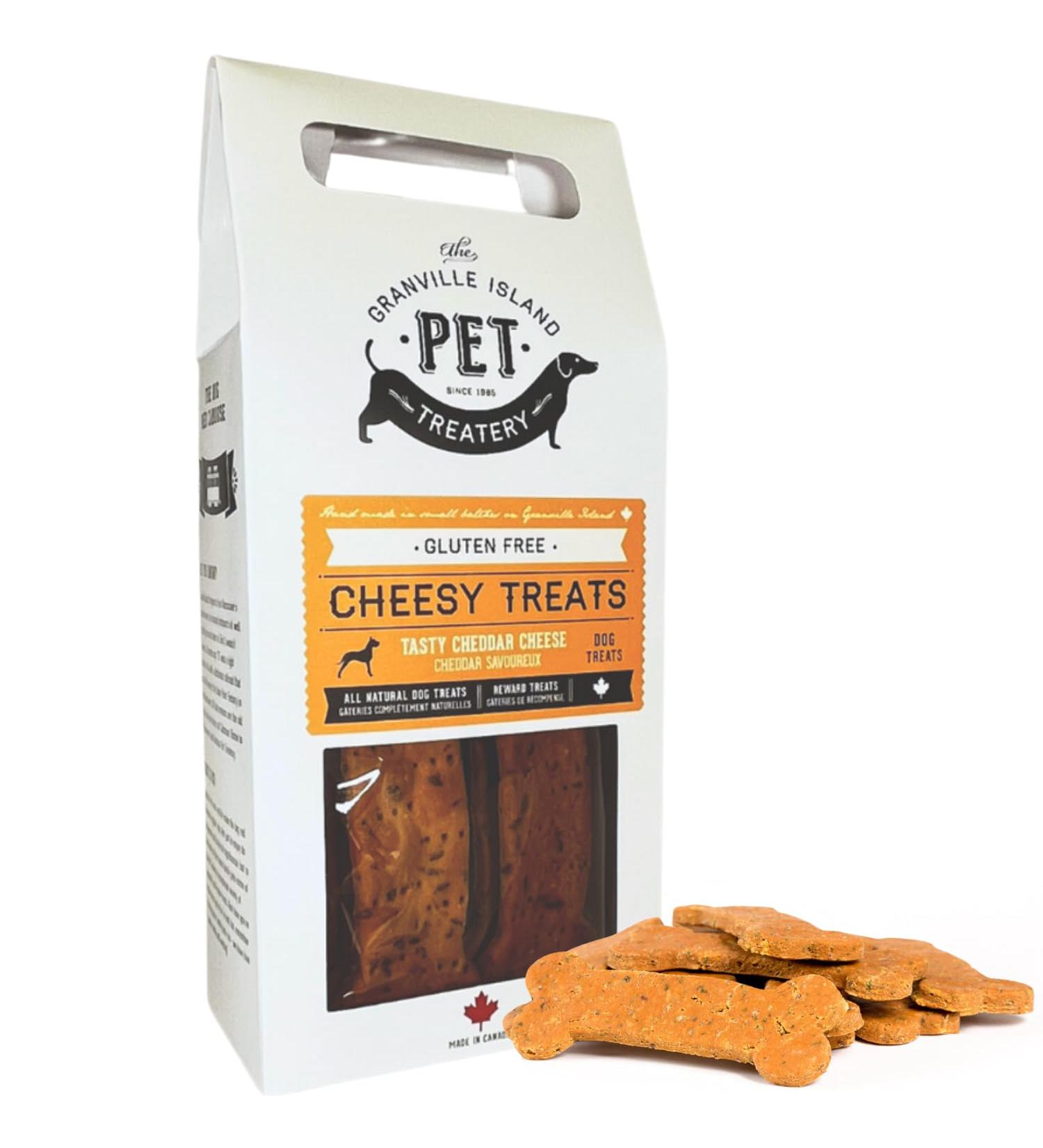 The Granville Island Pet Treatery|Gift Box Cheese Biscuits for Dogs All Natural & Chemical- Free Great As A Hostess Gift Or Thank You Made in Canada|06960 Cheese 200 g (Pack of 1) - Buy Online on GoSupps.com