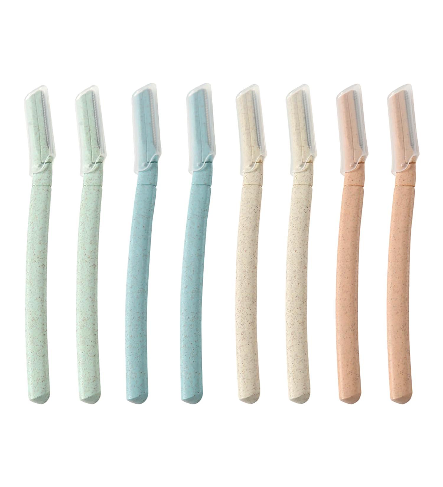 8-Part Eyebrow Razor Set Precision Trimmer & Facial Hair Remover for Men & Women | Perfect for Skin Beauty - Buy Online on GoSupps.com