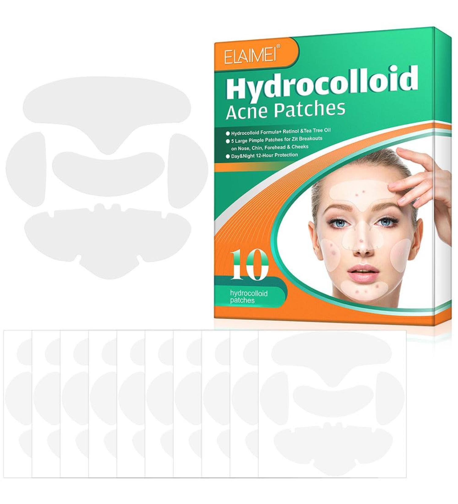 1 Box Acne Patch for Covering Large Breakouts Large Pimple Patch Spot Control Cover Hydrocolloid Acne Patch for Body Cheek Forehead Chin Effectively Calms Relieves Acne - Buy Online on GoSupps.com