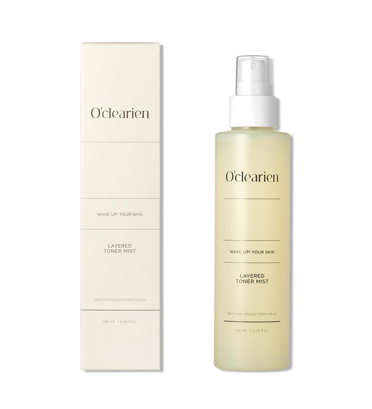  O'CLEARIEN Layered Toner Mist 5.24 fl. oz. | Trehalose for Hydrating Centella Asiatica for Soothing Anti-Aging Non-Irritating for Sensitive Skin Paraben Free Natural Extracts - Buy Online on GoSupps.com