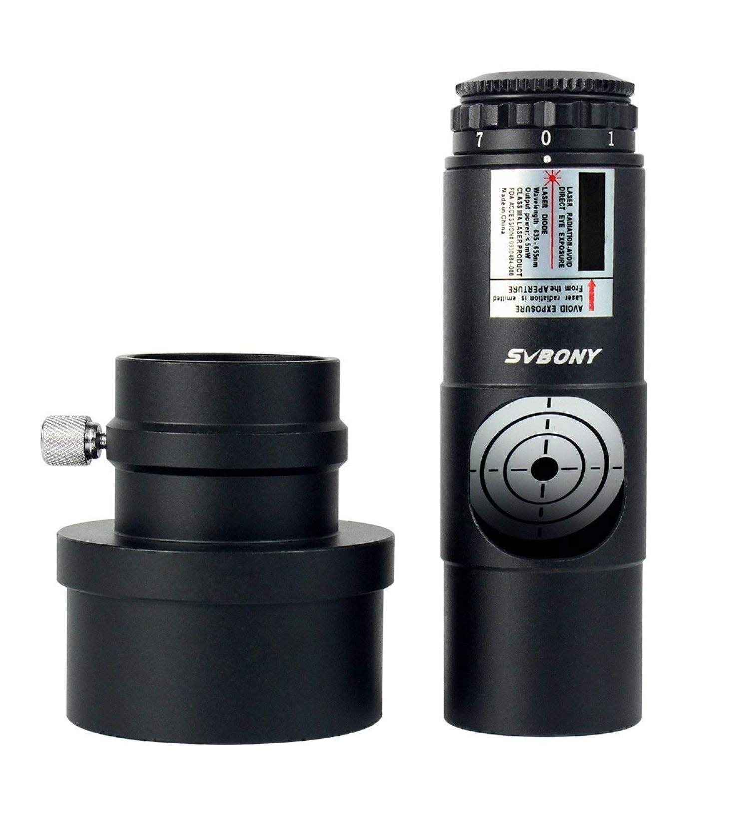 SVBONY Red Laser Collimator for Newtonian Telescope 1.25'' Alignment - 7 Bright Levels, Triple Cemented Lens - Buy Online on GoSupps.com