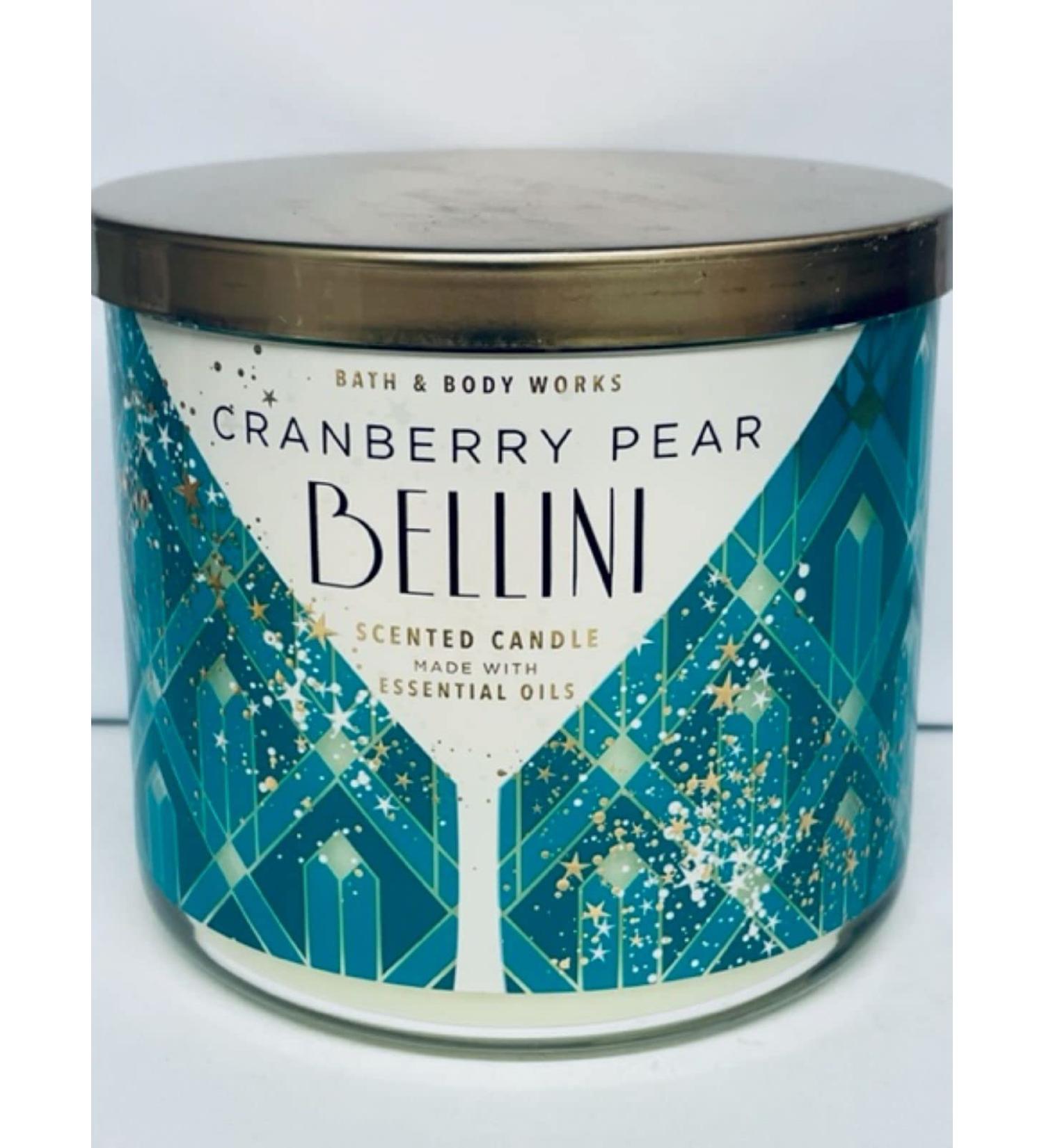 Buy Bath & Body Works Cranberry Pear Bellini 3-Wick Scented Candle 14.5 Oz - International Shipping Available - Buy Online on GoSupps.com