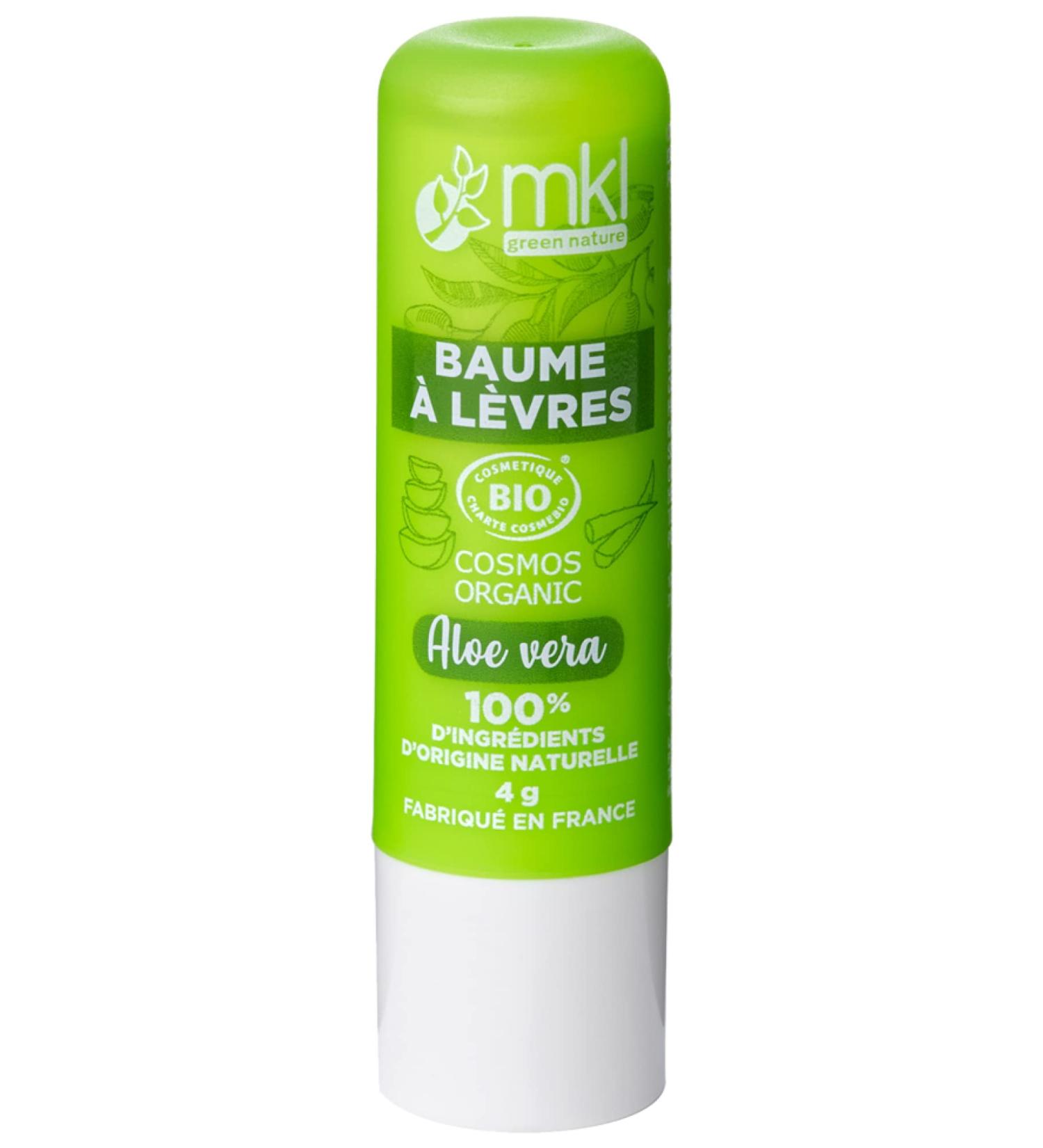MKL Green Nature Organic Lip Balm 4g - Aloe Vera