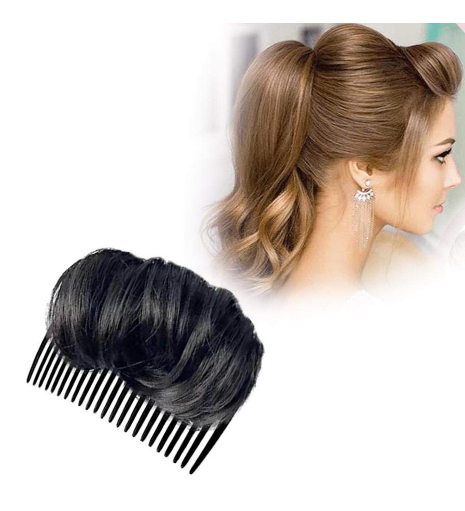 Buy Bump Up Comb Clip Bun Maker - Volume Boosting Hair Accessory for Women & Girls | Multifunctional DIY Beauty Tool - Buy Online on GoSupps.com