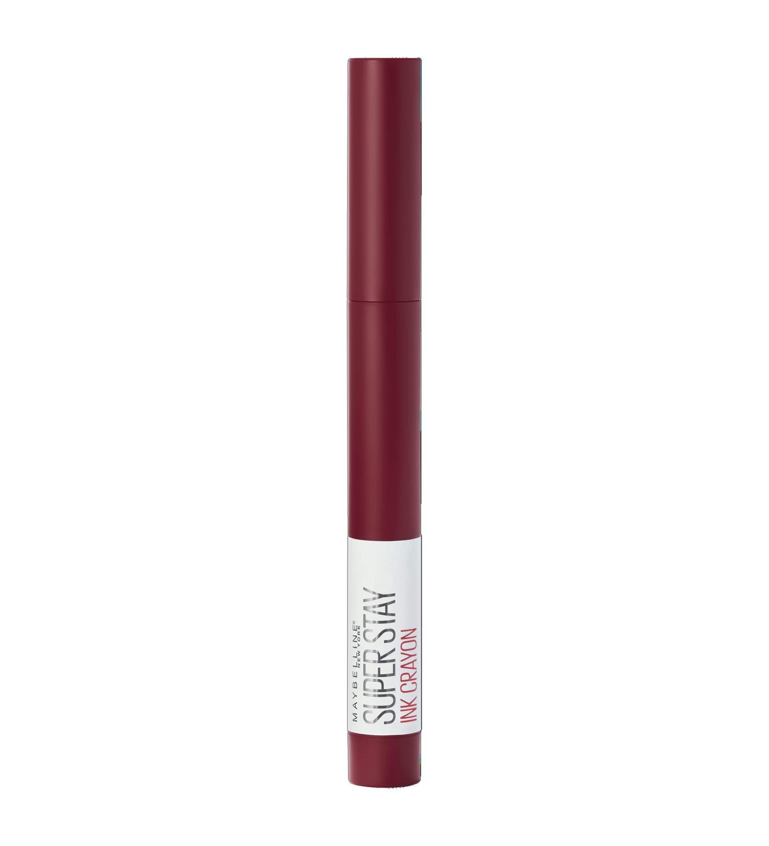 Maybelline SuperStay Ink Crayon Matte Lipstick - 55 Make it Happen - Long-Lasting Rood - 14g | International Shipping Available - Buy Online on GoSupps.com
