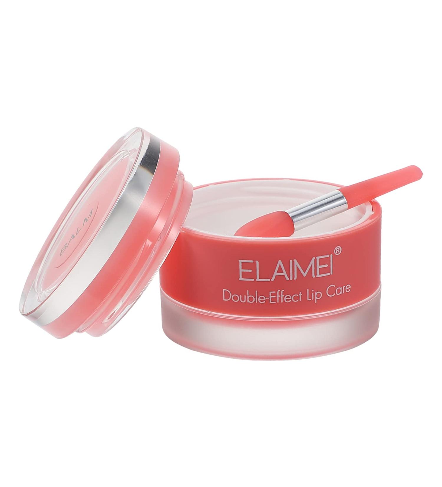 Womens Scrubs Natural Moisturizing Lip Balm - Exfoliating Overnight Lip Moisturizer for Dry Cracked Lips | Hydrating Lip Conditioner & Balm in Pink - Buy Online on GoSupps.com