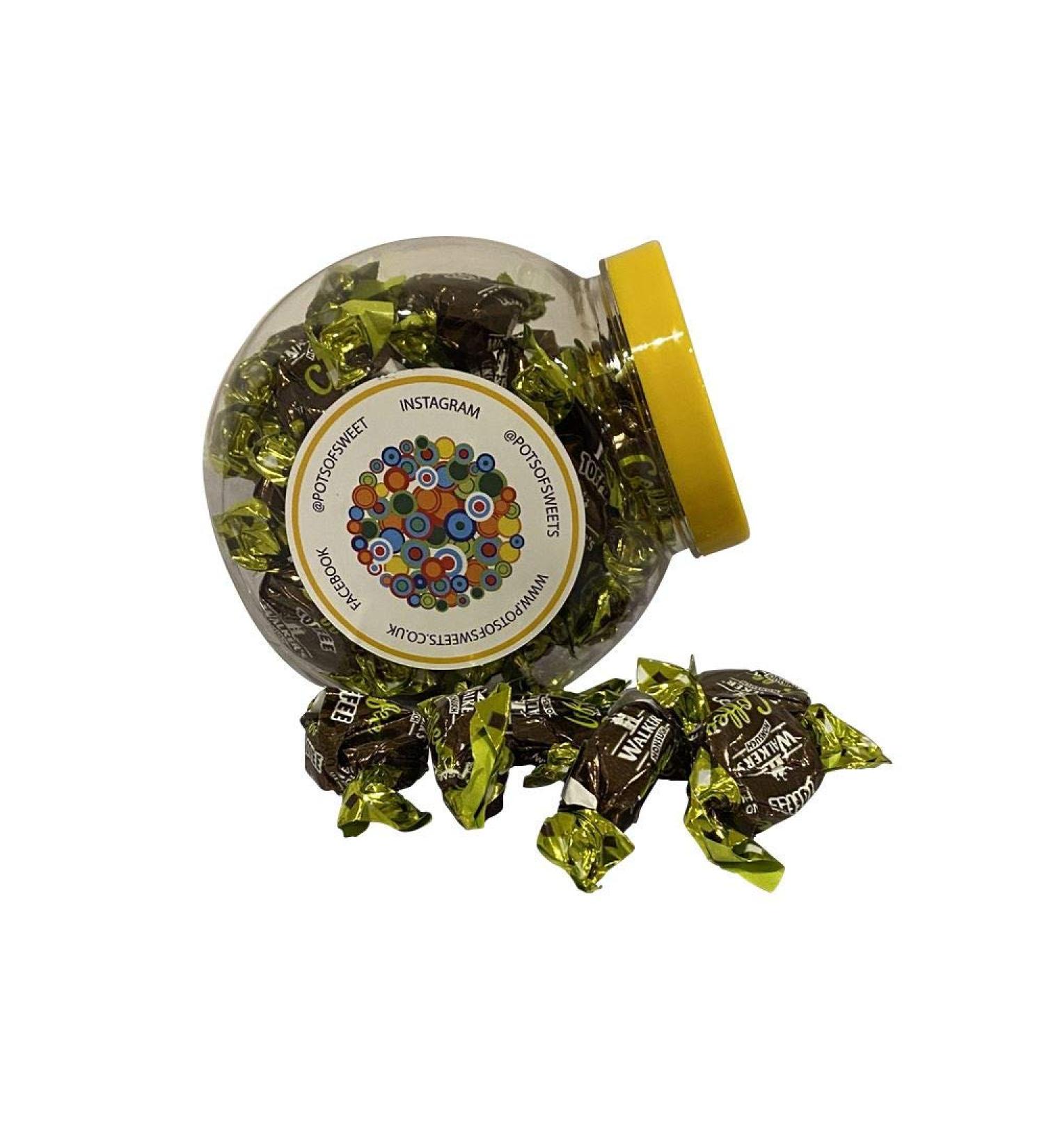 250g Cookie Jar of Individually Walkers Coffee Toffee Sweets