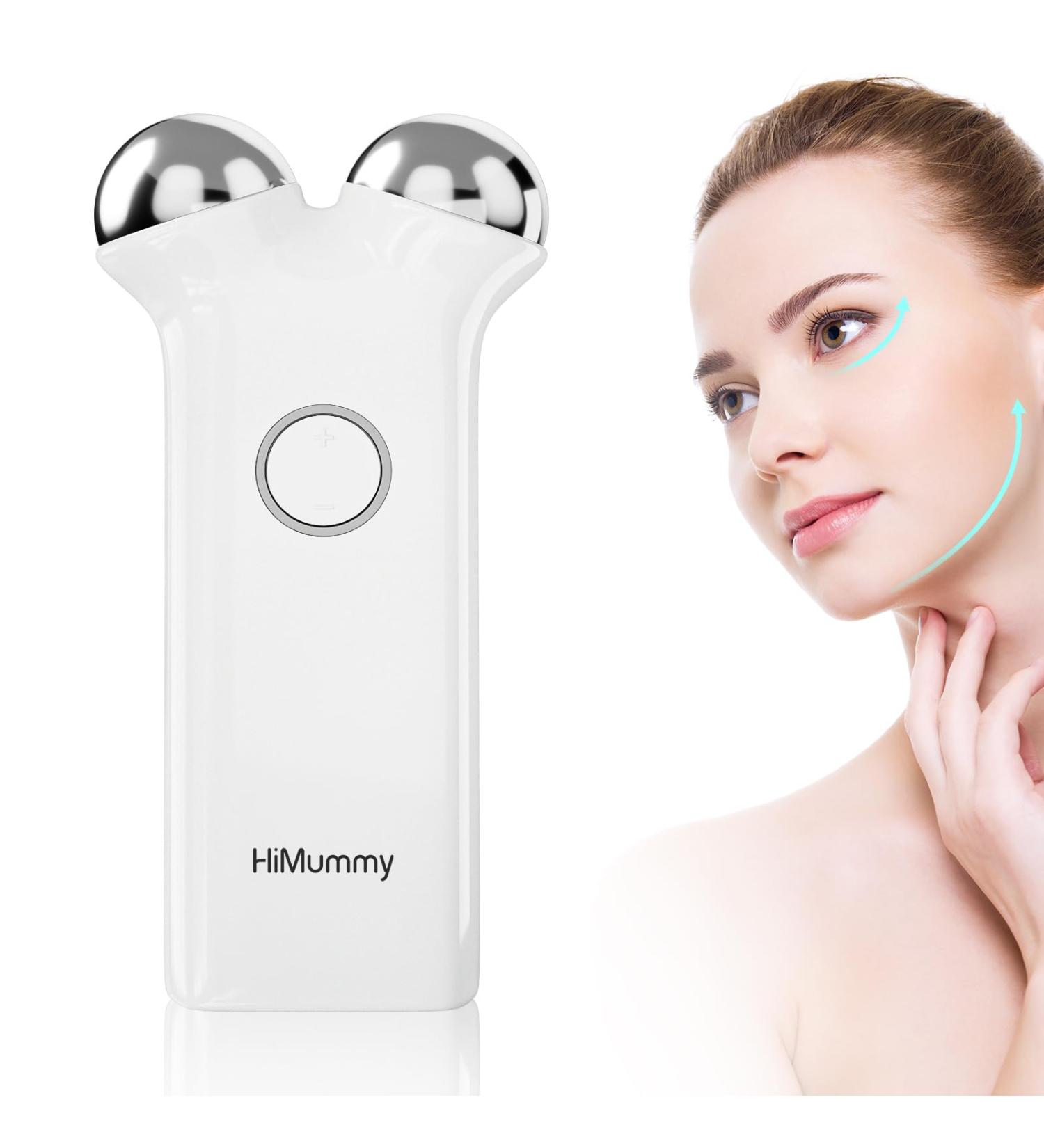 Microcurrent Face Roller - Skin Tightening Device for Wrinkles | Mini Rejuvenation SPA & Face Massager - Buy Online on GoSupps.com