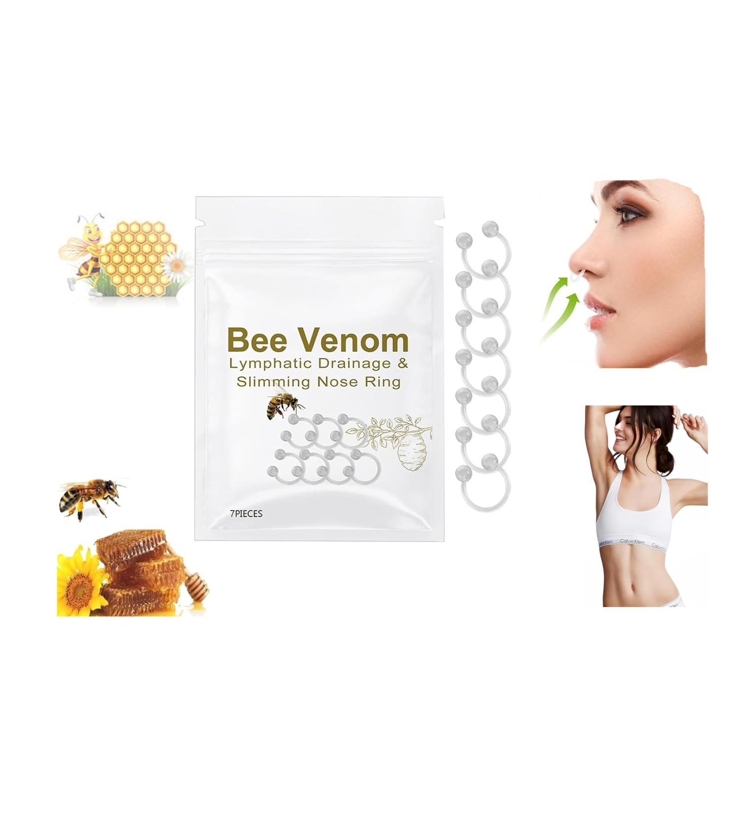 Bee Venom Lymphatic Drainage Nose Ring Bee Venom Ring Bee Venom Nose Ring Bee Venom Lymphatic Drainage Nose Ring for Everyone - Buy Online on GoSupps.com