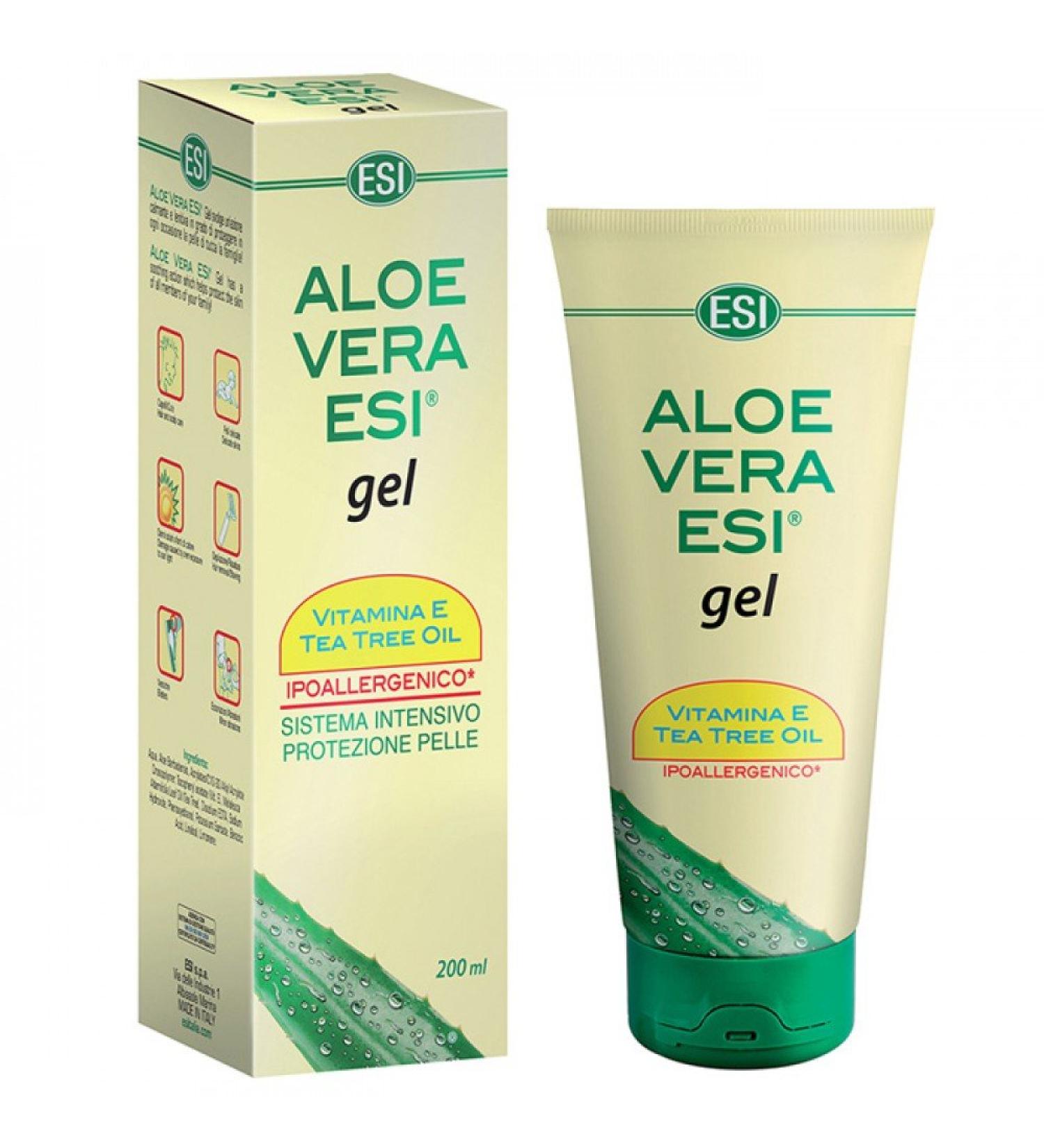 Esi aloe vera gel + tea Tree 200ml