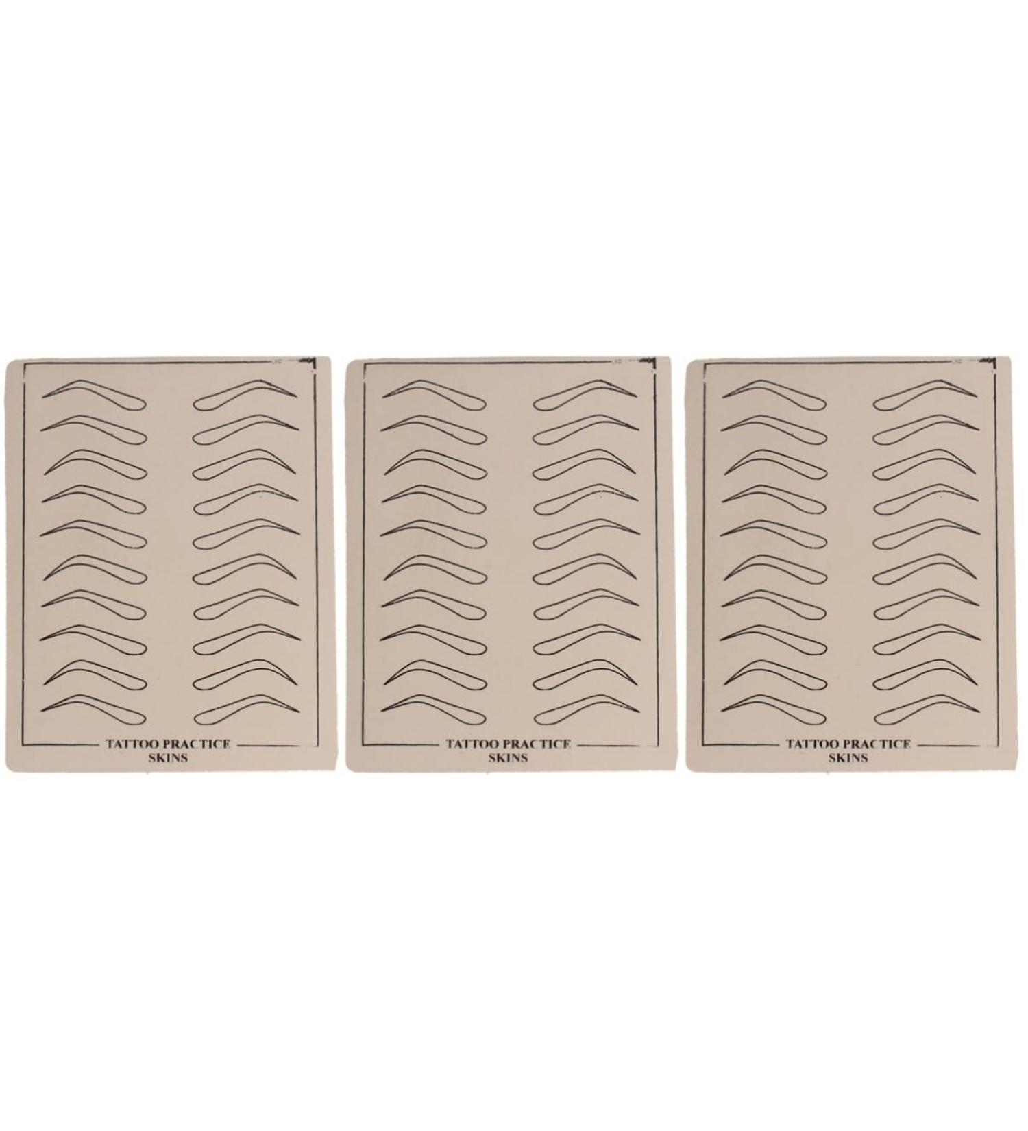 Housoutil 18 Sheets Eye Brow Practice Skin Eyebrow Trimming Beauty Eyebrow Training Skin Eyebrows 6 Pcsx3pcs As Shownx3pcs - Buy Online on GoSupps.com