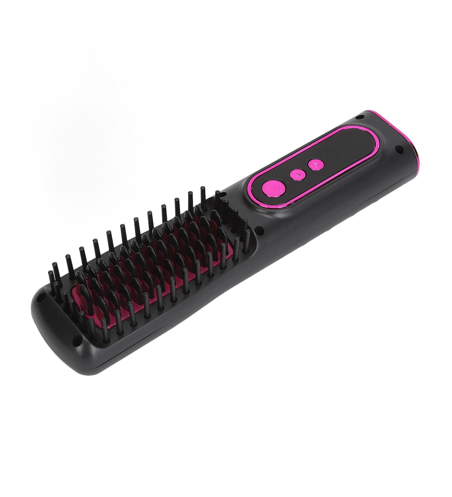 USB Rechargeable Hair Straightener Brush Cordless Heated Comb for Fast Frizz Control | Perfect Gifts for Women - Buy Online on GoSupps.com