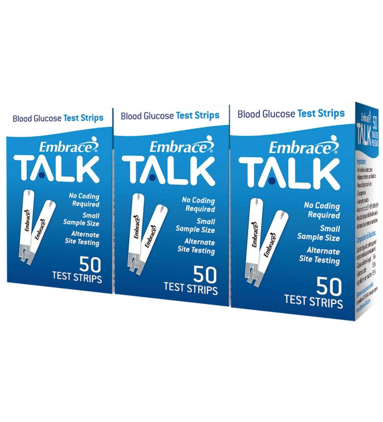 Omnis Health Embrace Blood Glucose Test Strips 150ct