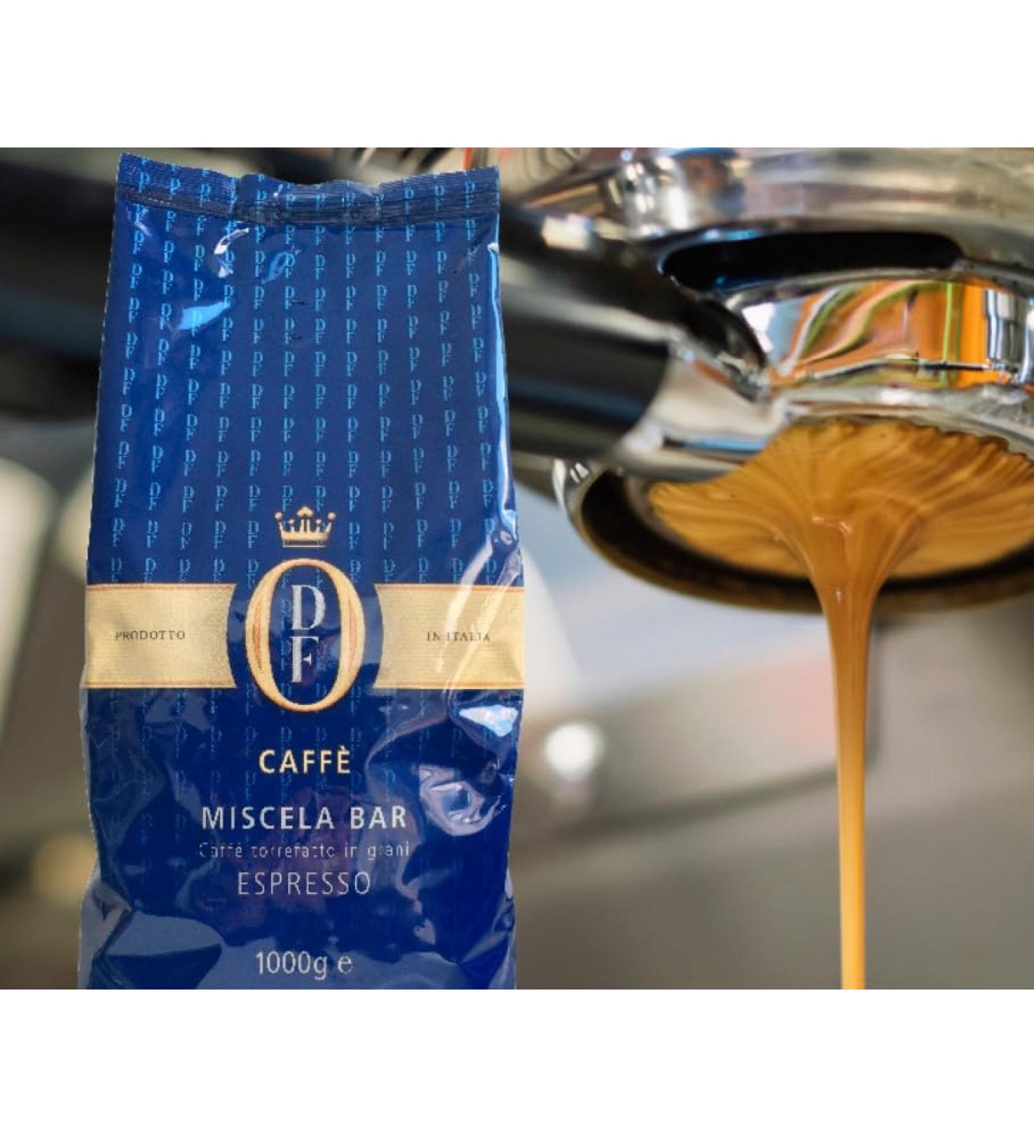 DF De Francesco Caff intense flavour composition finest green coffee varieties low acidity chocolate note