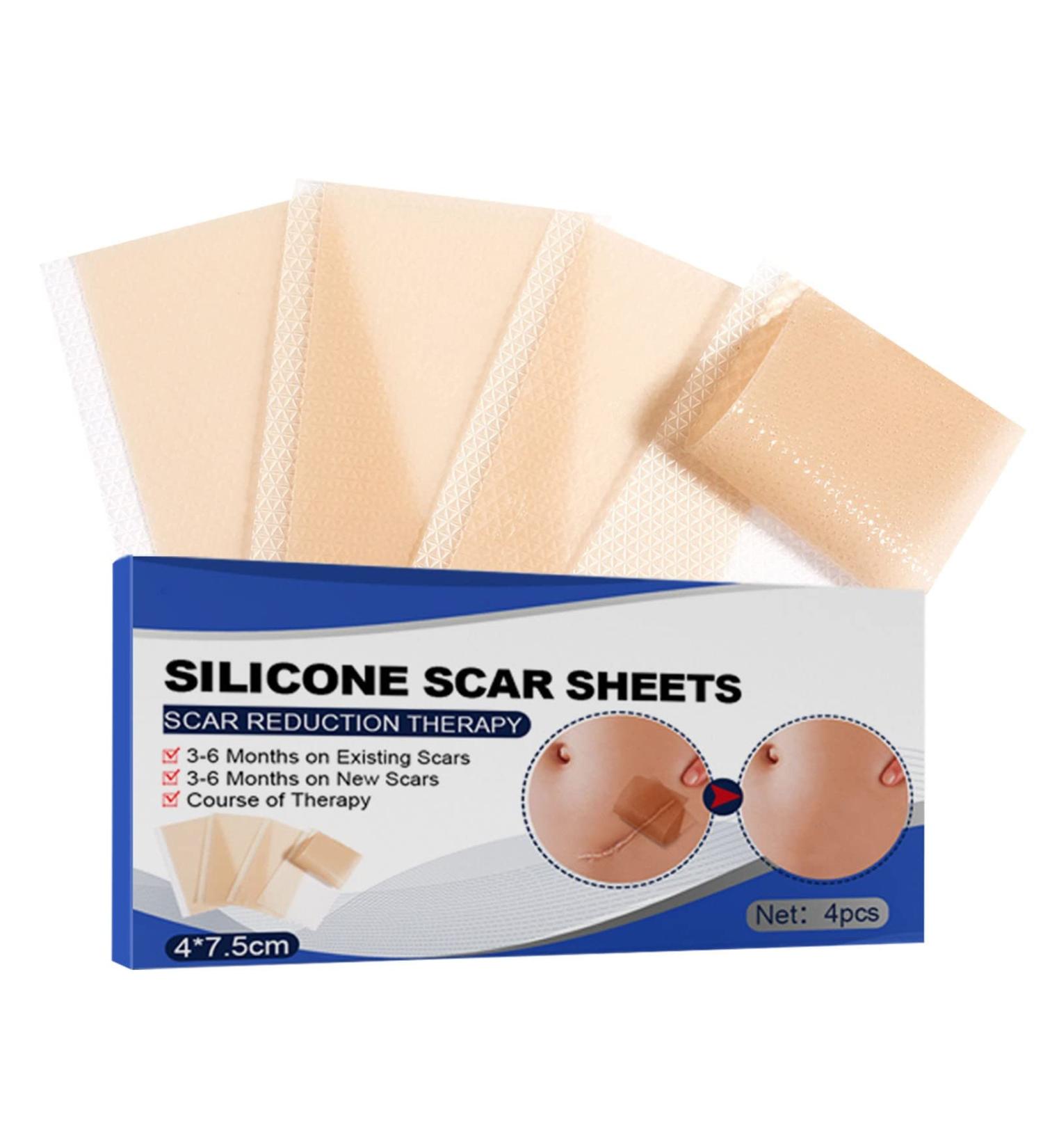 Silicone Gel Scar Patch for Fading Stretch Marks and Burn Scars - One Size - Buy Online on GoSupps.com