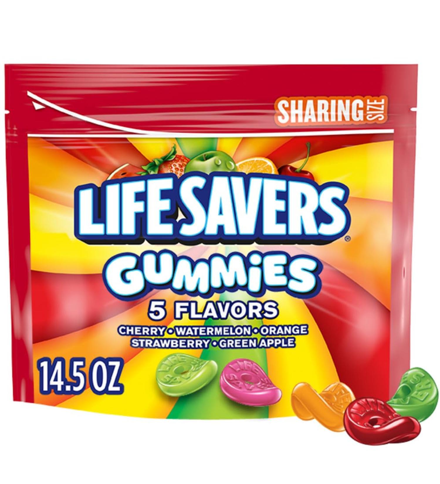 Shop LIFE SAVERS Gummy Candy - 5 Flavors 14.5 oz Sharing Size | International Shipping Available - Buy Online on GoSupps.com