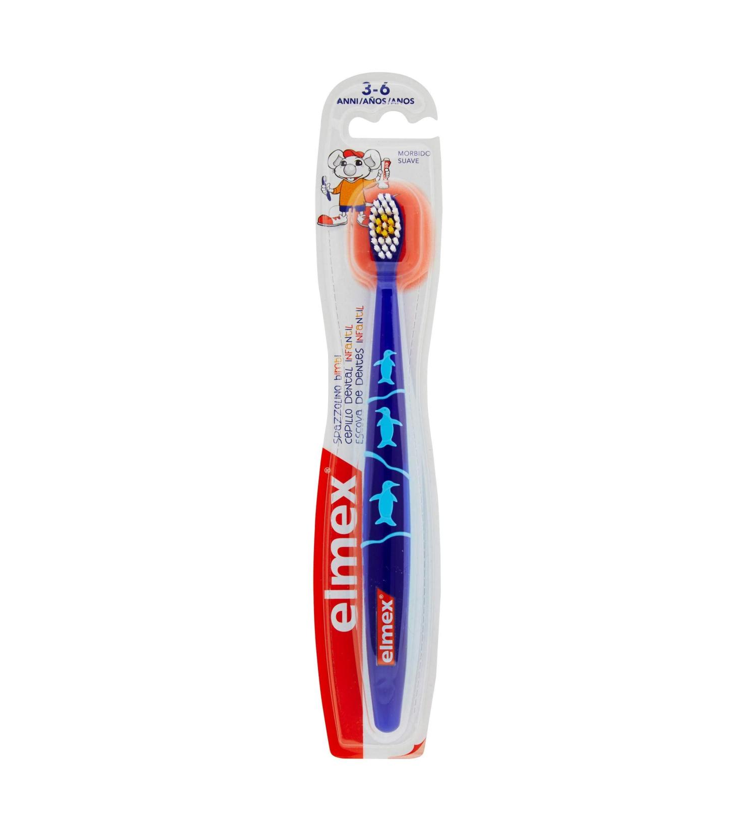 Buy Elmex Children's Toothbrush for Ages 3-6 | International Shipping Available - Buy Online on GoSupps.com