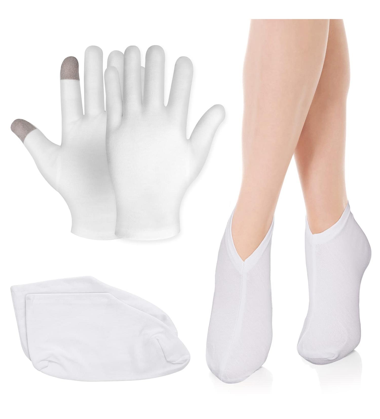 Molain Moisturizing Gloves & Socks Set for Overnight Eczema Healing and Spa Treatment - Buy Online on GoSupps.com