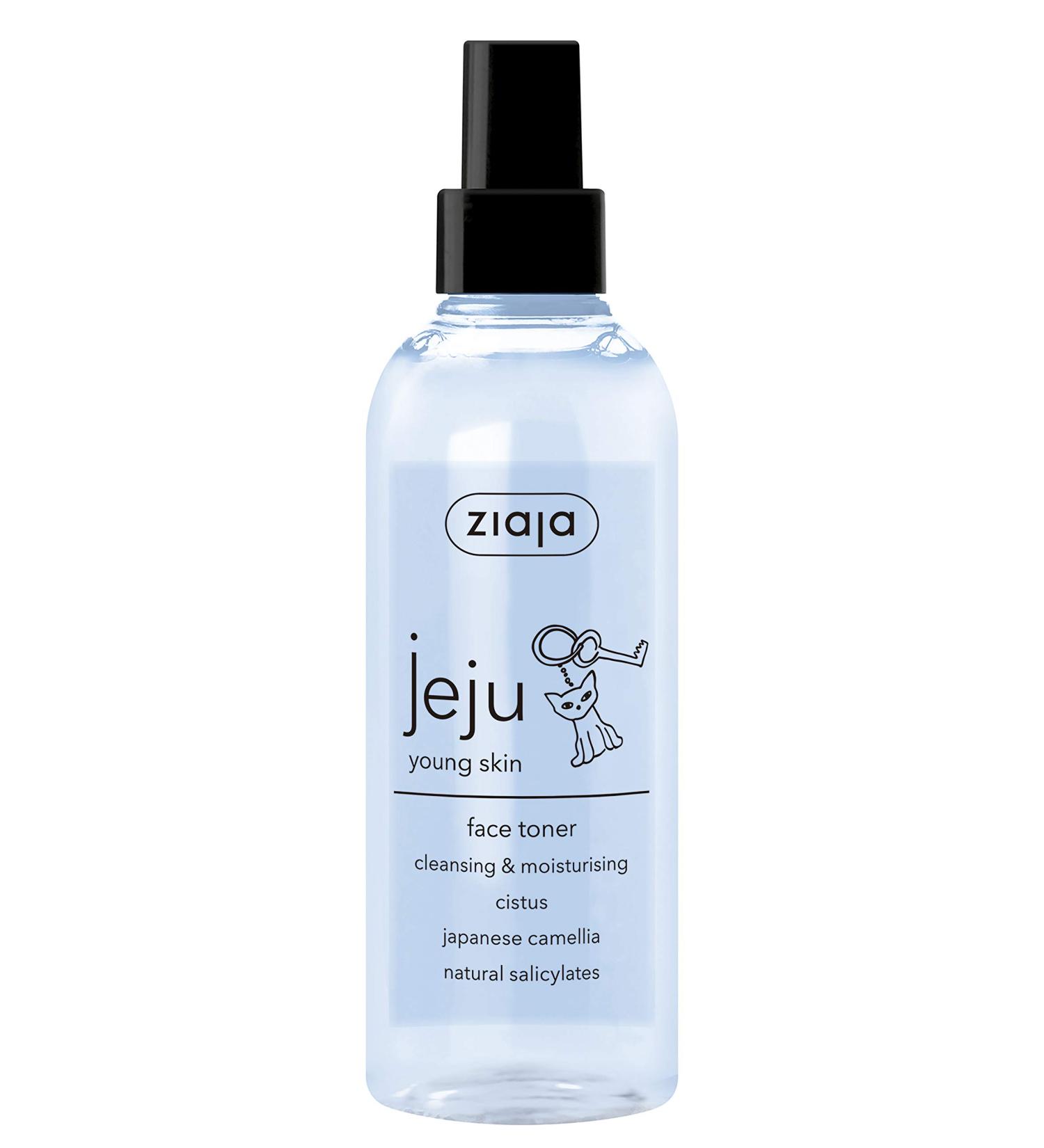 Ziaja Jeju Facial Toner Soothes and Moisturizes Skin 200ml