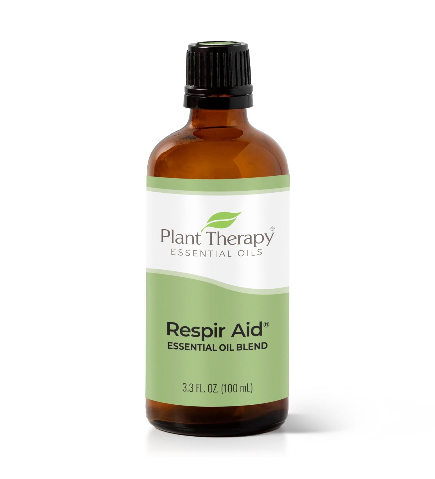 Plant Therapy Respir Aid Essential Oil Blend 100 mL - 100% Pure Sinus & Airway Support | Natural Aromatherapy Congestion Relief - Buy Online on GoSupps.com