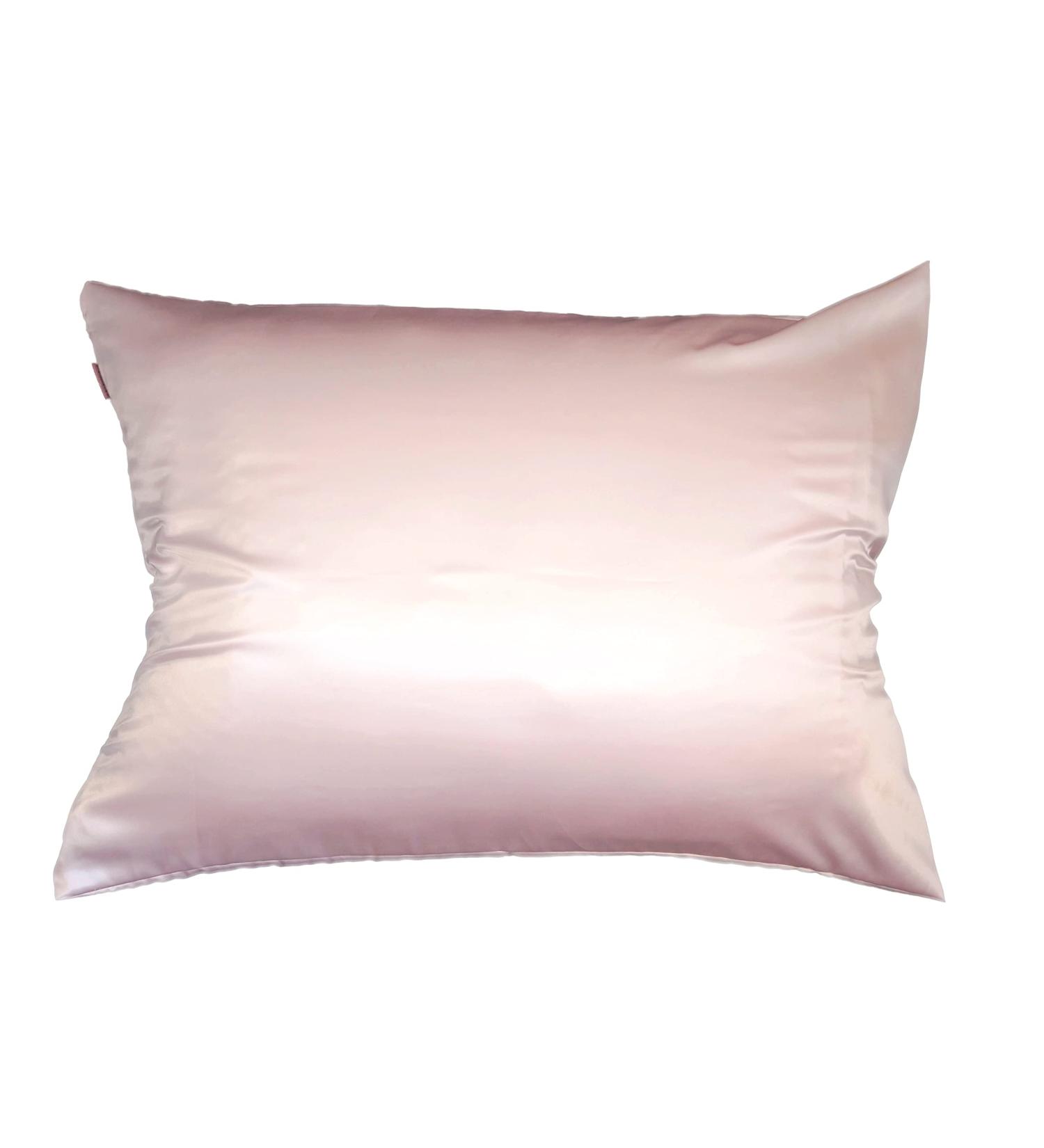 Satin Beauty Pillowcase with Zipper Closure - Smooth Hair & Skin, Anti-Acne, Anti-Wrinkle, Vegan Silk - Baby Pink - Buy Online on GoSupps.com