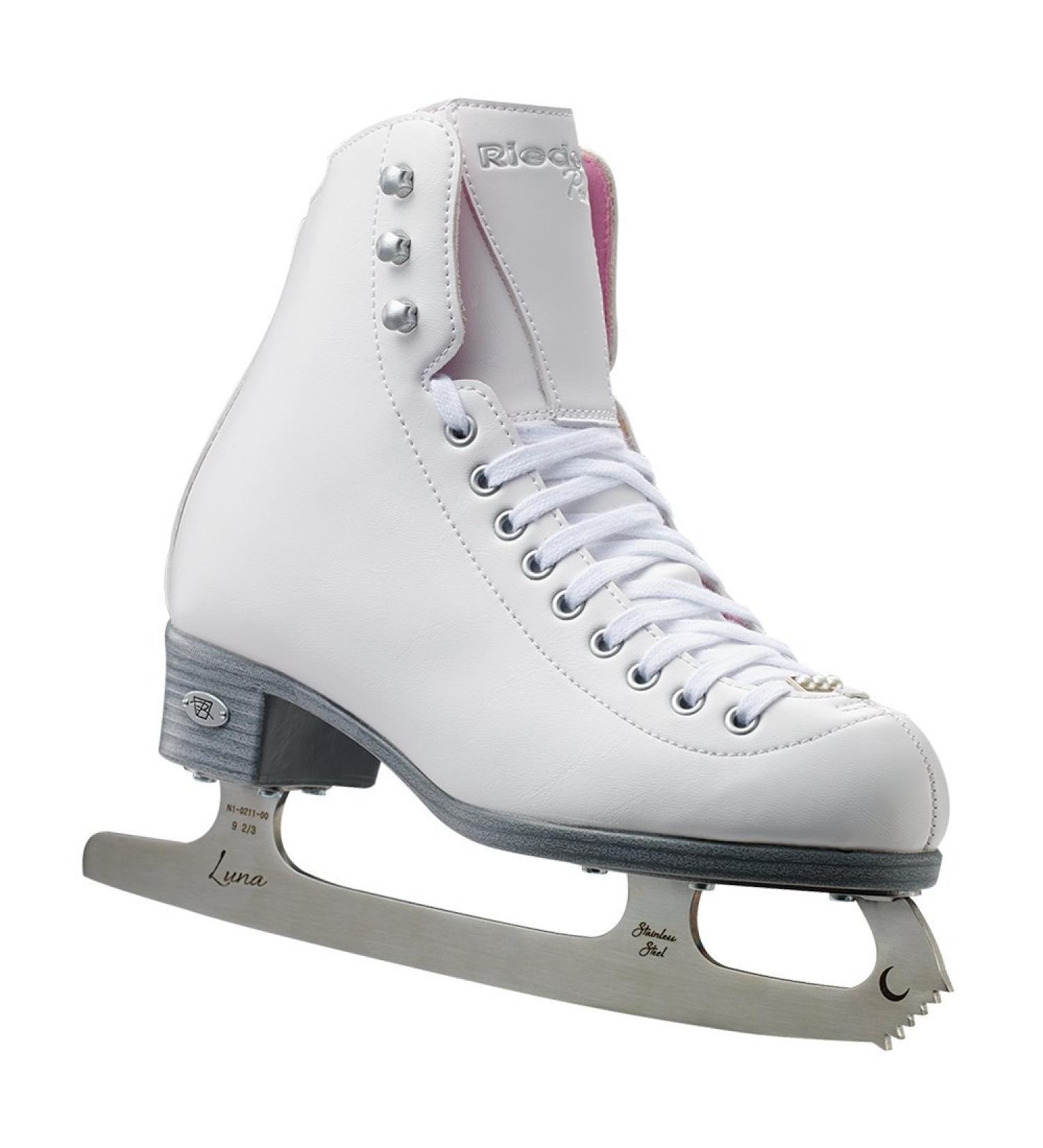 Riedell 114 Pearl Women's Ice Figure Skates with Luna Blade 5 - Recreational Skates - Buy Online on GoSupps.com