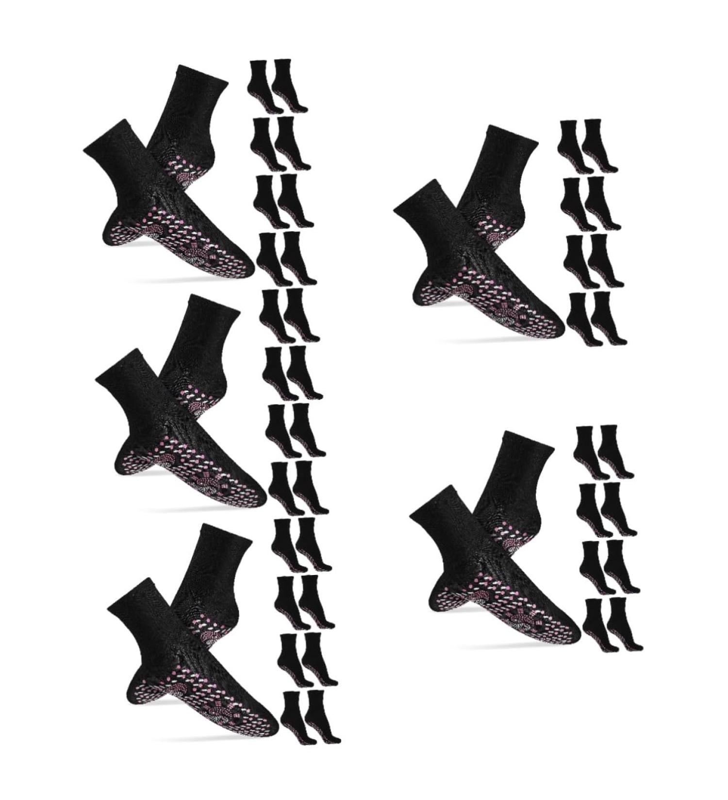 Kisangel 25 Pairs Cozy Slippers & Soft Stockings for Men - Slipproof Warmers & Compression Socks - Buy Online on GoSupps.com