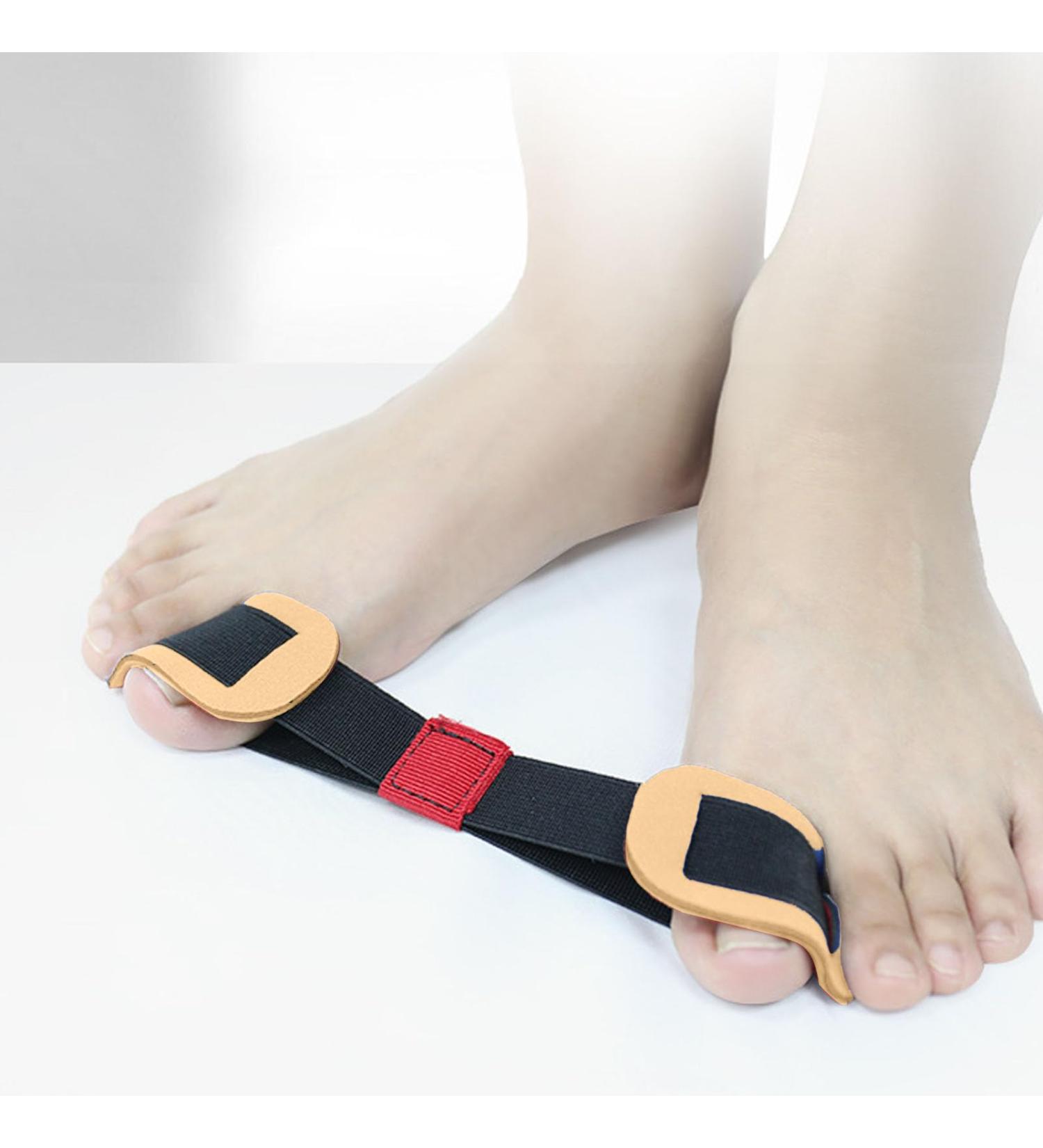 5PCS Big Toe Strap & Bunion Corrector - Stretchy Separator Bands for Valgus Correction & Foot Training - Buy Online on GoSupps.com