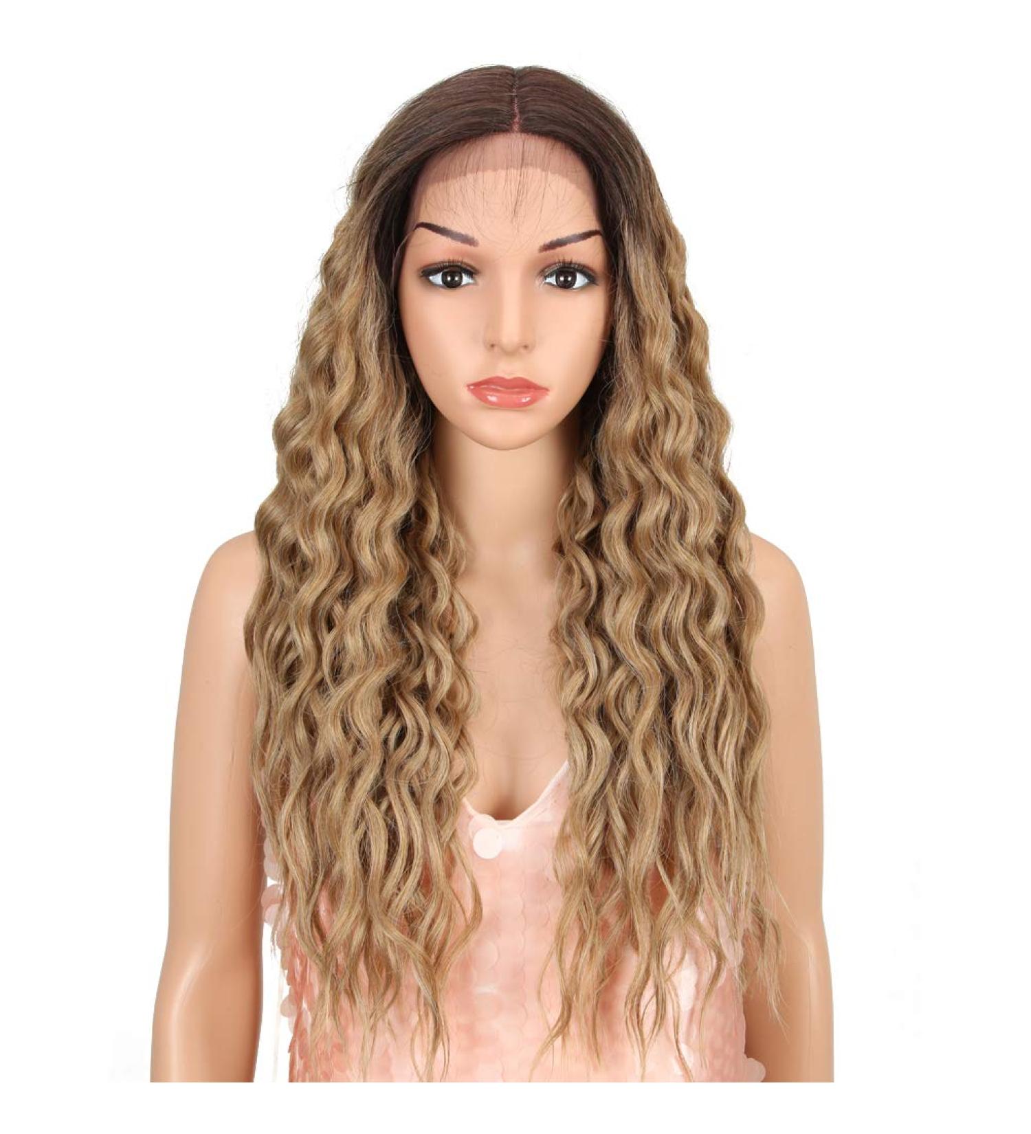 Shop Style Icon 68.6 cm Lace Front Wig - Long Ombre Art Hair for Women | Heat-Resistant Replacement Wigs 130% Volume - TT6/23C - Buy Online on GoSupps.com
