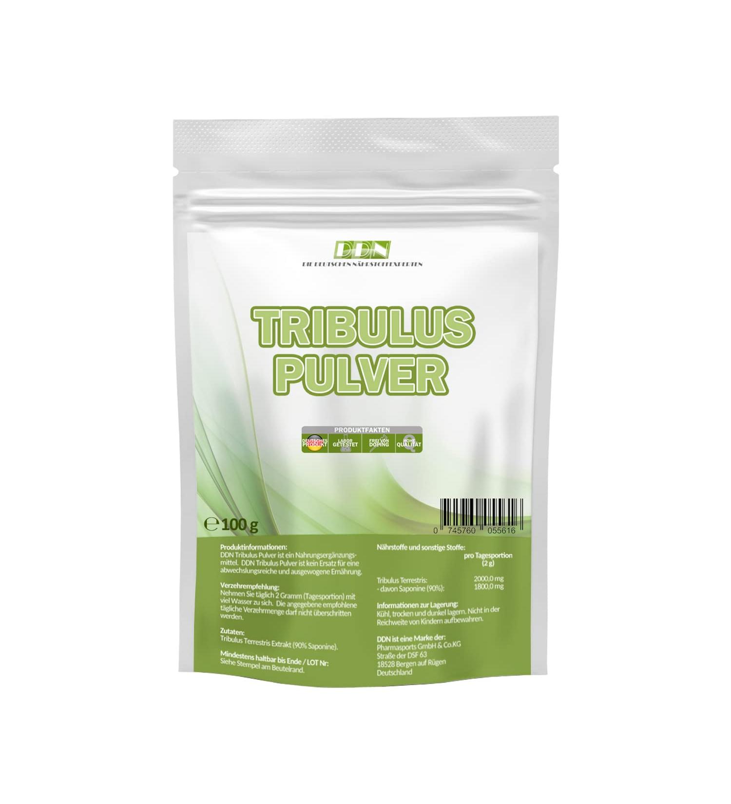 Tribulus Terrestris Extrakt Pulver 100g - Echte 90% Saponine | Spitzen Qualit t f r internationale Lieferung - Buy Online on GoSupps.com