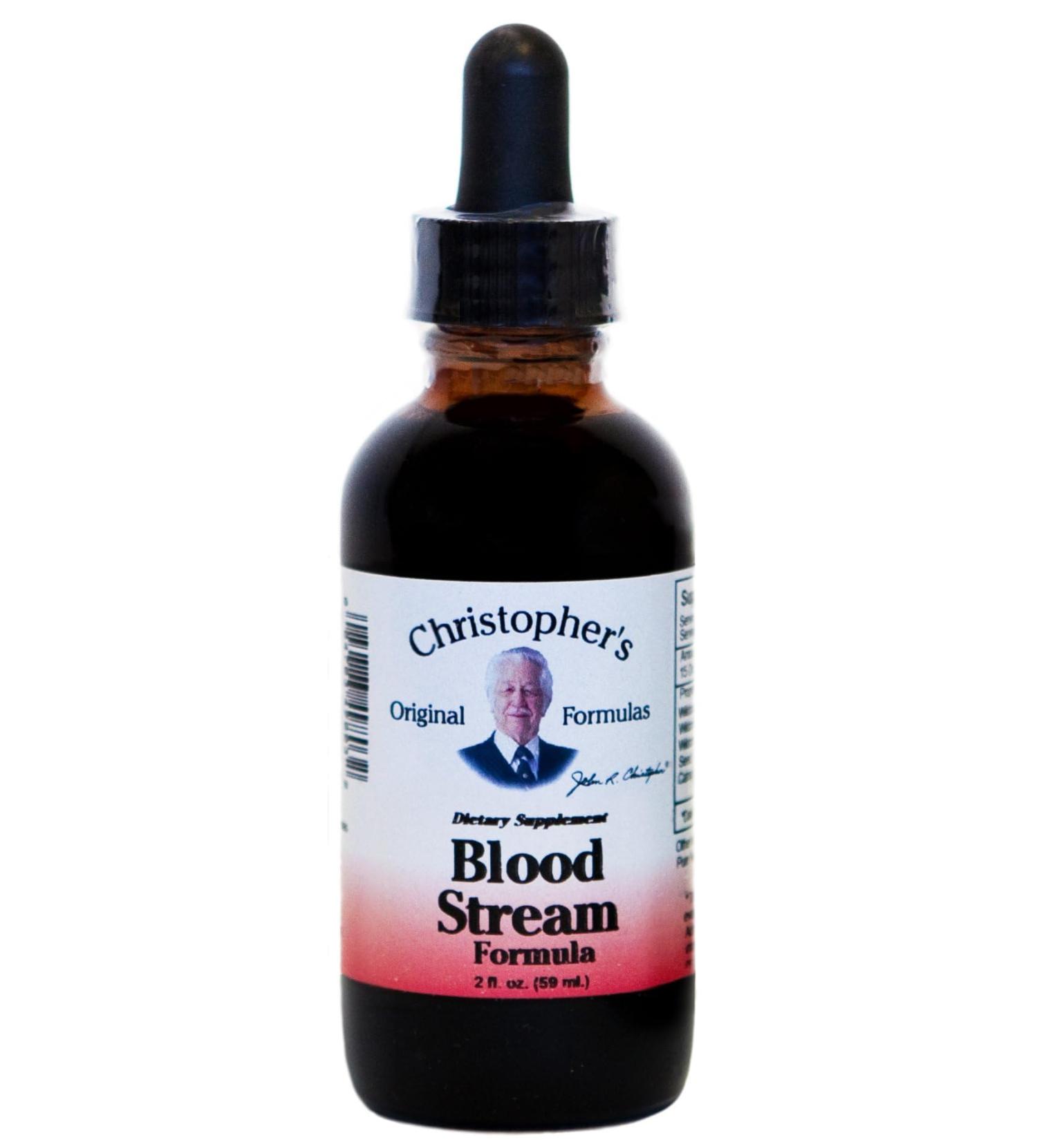 Dr. Christopher's Blood Stream Formula, 2 oz Glycerine Extract - Natural Herbal Blend - Buy Online on GoSupps.com