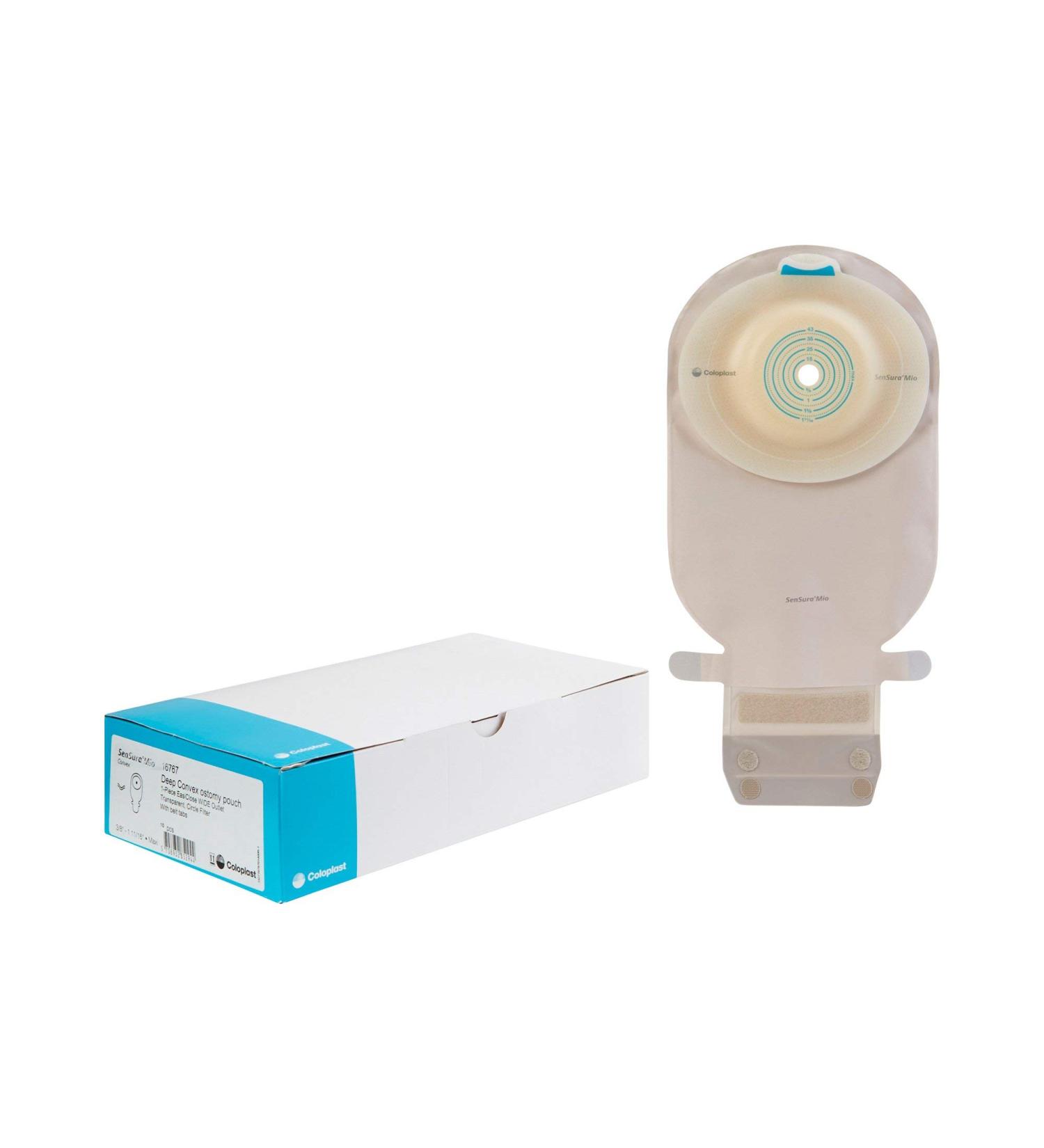 Coloplast SenSura Mio Convex Filtered Ostomy Pouch One-Piece System - Box of 10 - Buy Online on GoSupps.com