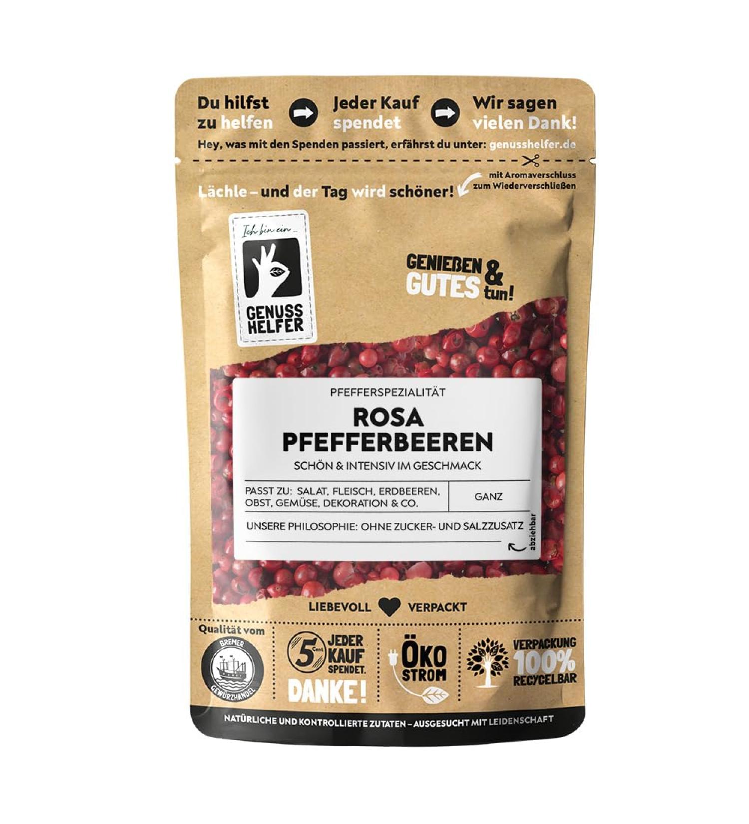Buy Bremer Gew rzhandel Red Pepper Berries - Whole & Slightly Spicy | 50g for Salads & Vegetables - Buy Online on GoSupps.com