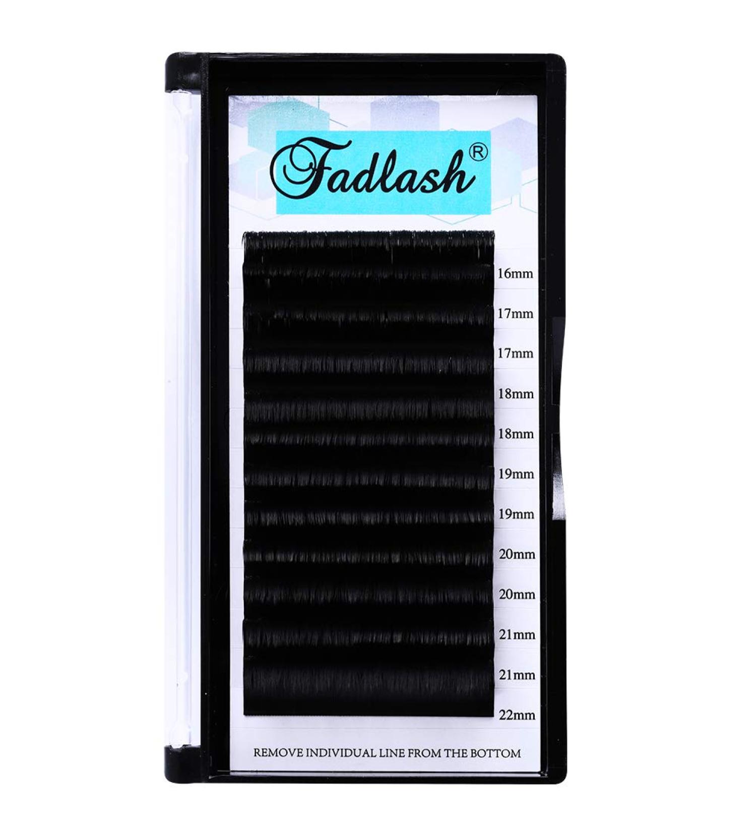 Self-Flee Eyelashes | Volume Eyelash Extensions | Easy Fan Lashes 0.07mm | Black Tray (16-22) - International Shipping - Buy Online on GoSupps.com