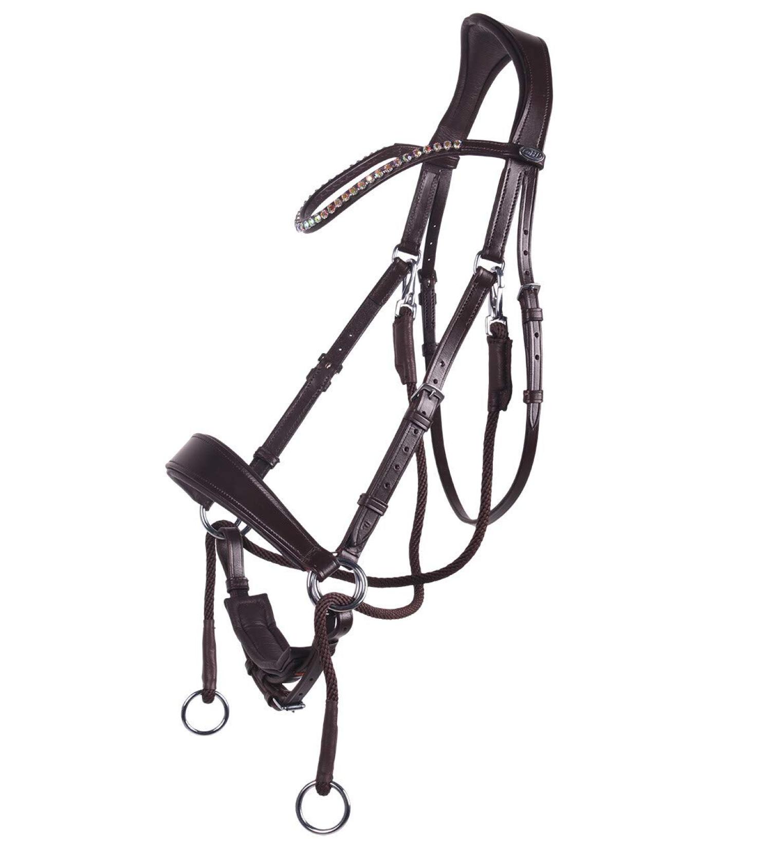 Discussed Sunna Bridle - Anatomically Shaped Multifunctional Comfort | Durable Thoroughbred Material | Easy Adjustment - Buy Online on GoSupps.com