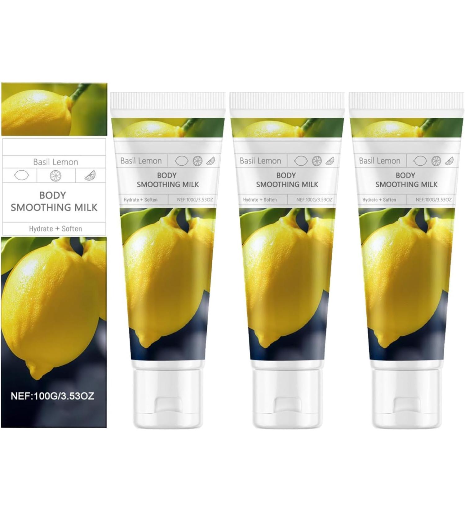 Lotion corporelle apaisante au citron au lait lotion hydratante et nourrissante pour la peau s che rafra chissante parfum e et non grasse (3) - Buy Online on GoSupps.com