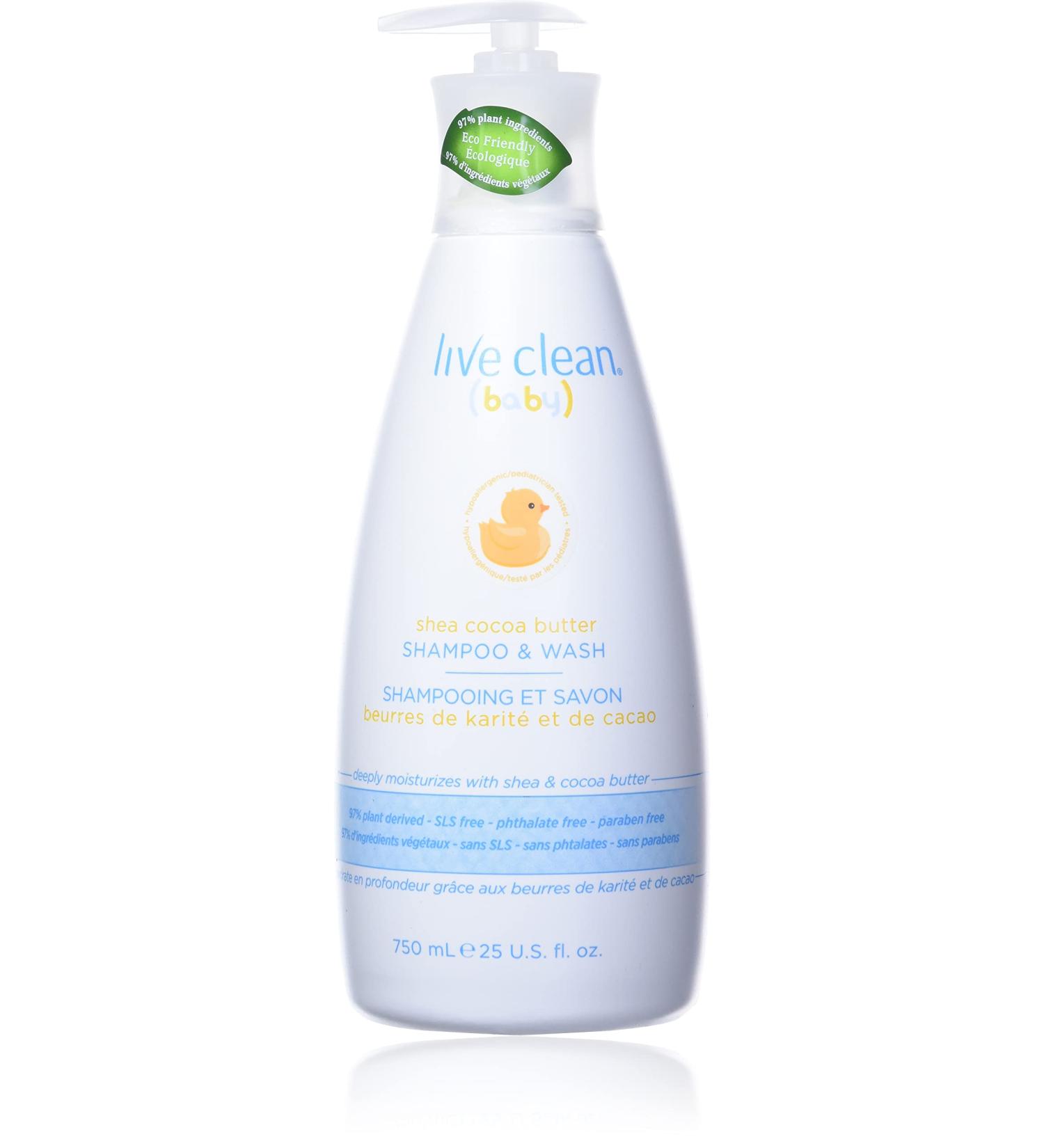 Live Clean Baby Wash Shea Cocoa Butter 750ml White - Buy Online on GoSupps.com