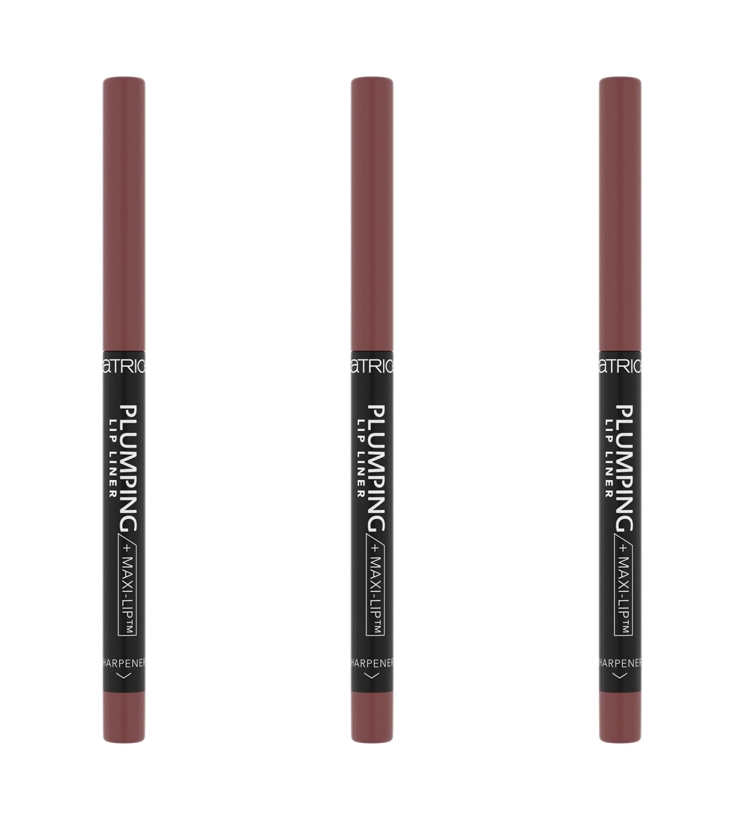  Catrice Catrice Plumping Lip Liner Lip Pencil Erase-Resistant Lip Pencil with Sharpener No.040 Starring Role Nude Matte Vegan Waterproof Pack of 3 (3 x 0.2 g) - Buy Online on GoSupps.com