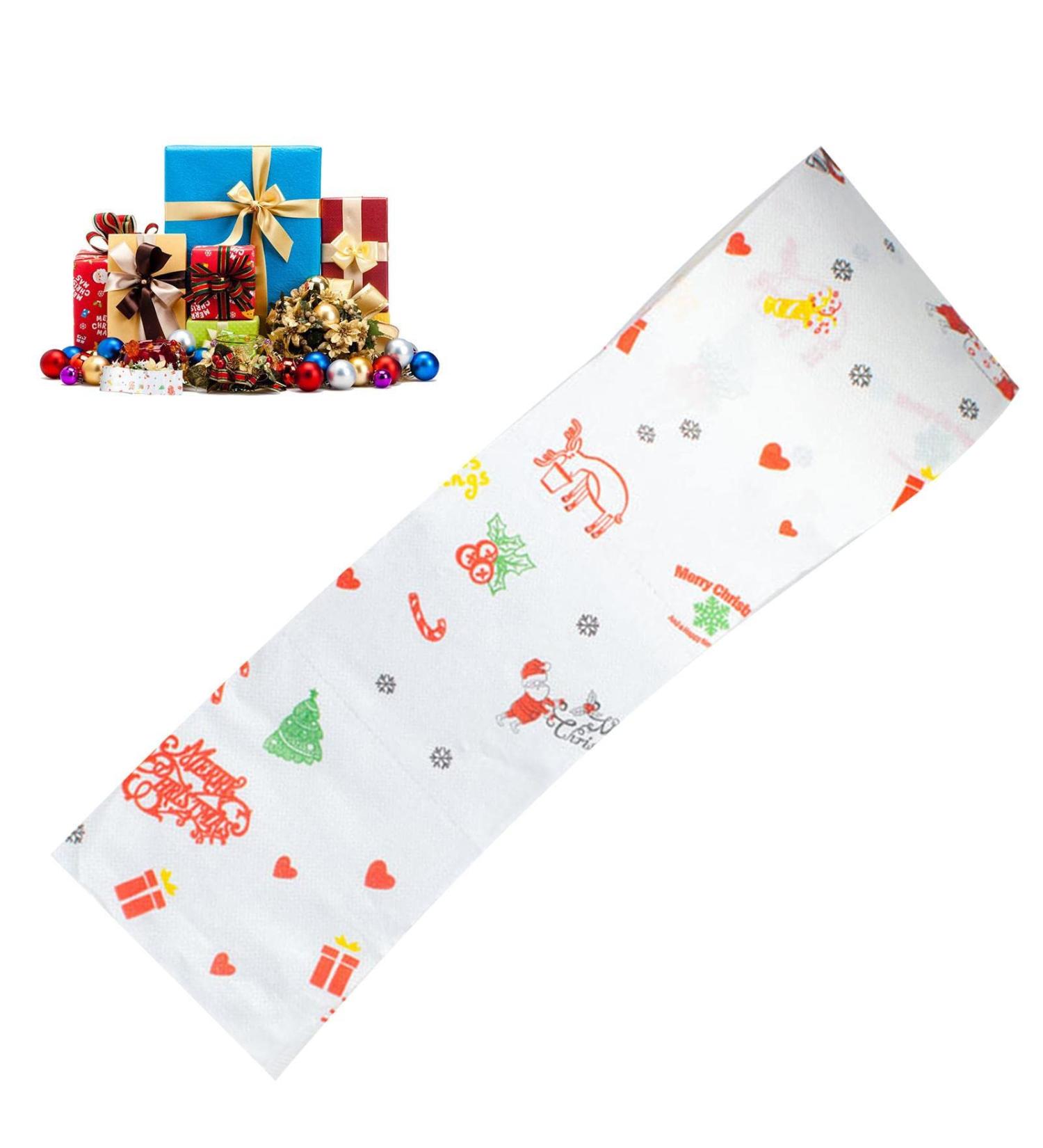 Christmas Toilet Paper Roll Cute Santa Deer Pattern Toilet Tissue Christmas Napkins Disposables Dinner Napkins Santa Claus Paper Napkin Merry Christmas Funny Toilet Paper for Holiday Home Four-color Christmas - Buy Online on GoSupps.com