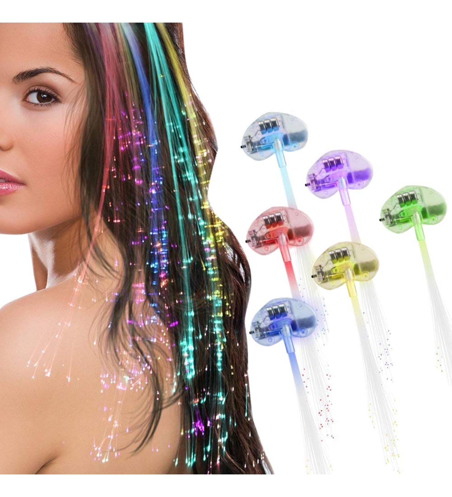 LED Fiber Optic Lighting Set - 3 6 10 80 Lights in Blue Rainbow Red Green White - Perfect for Parties & Events | International Shipping Available - Buy Online on GoSupps.com