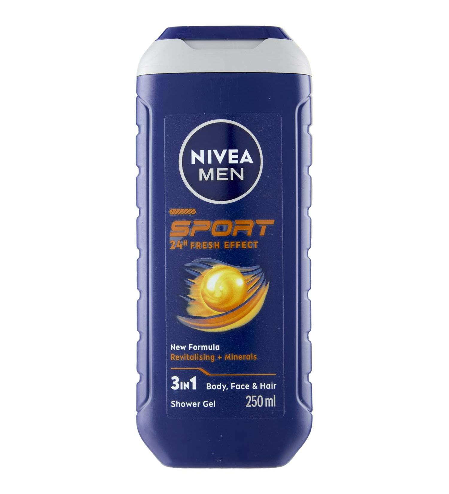  NIVEA Nivea Men Sport Shower 250ml - Buy Online on GoSupps.com